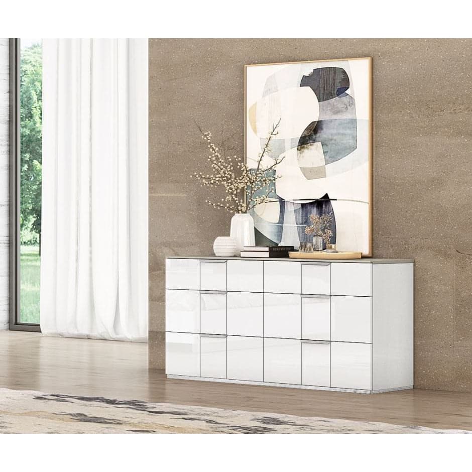 Daisy Dresser-Whiteline Modern Living-WHITELINE-DR1723-WHT-Dressers-1-France and Son