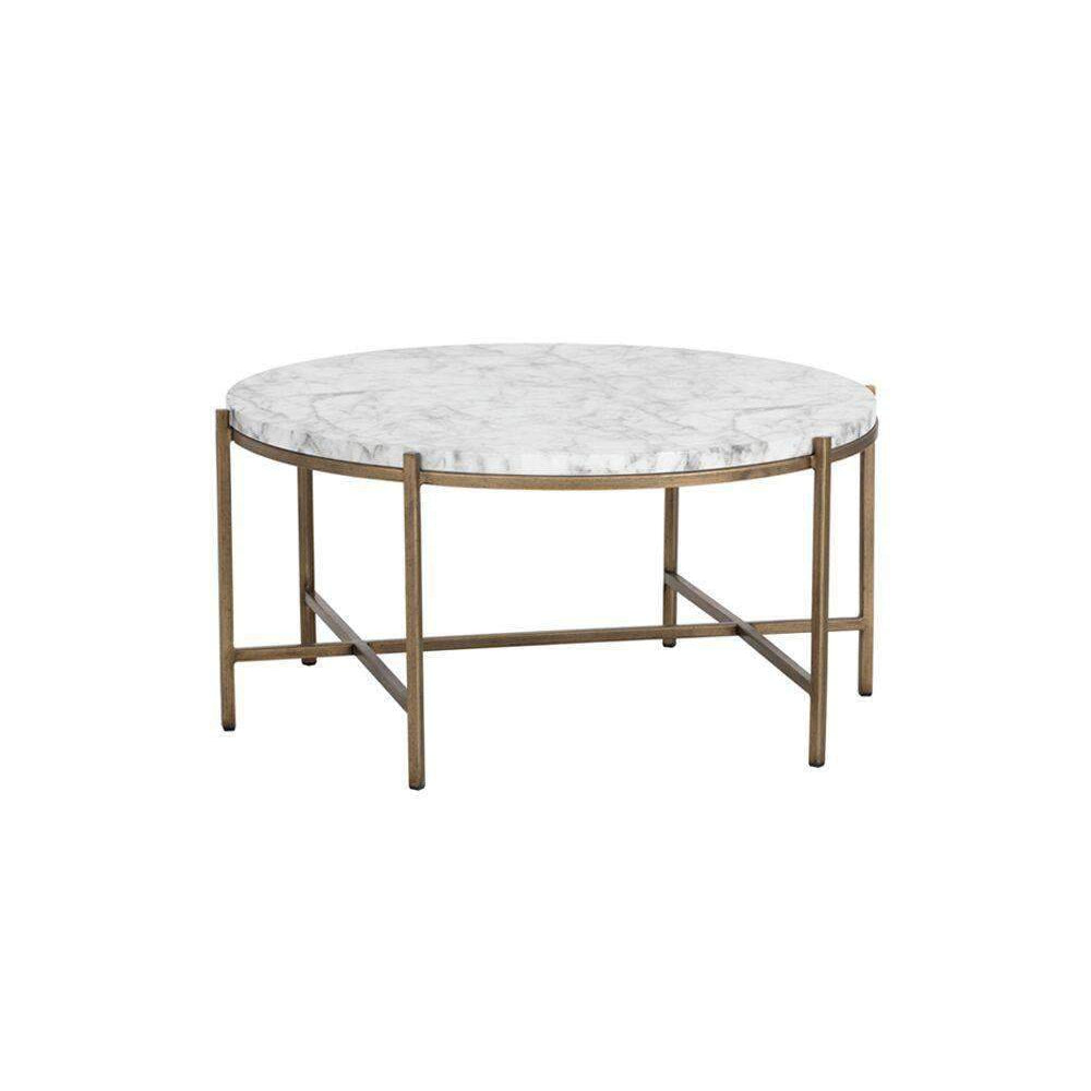 Solana Coffee Table - Round-Sunpan-SUNPAN-102933-Coffee Tables-1-France and Son