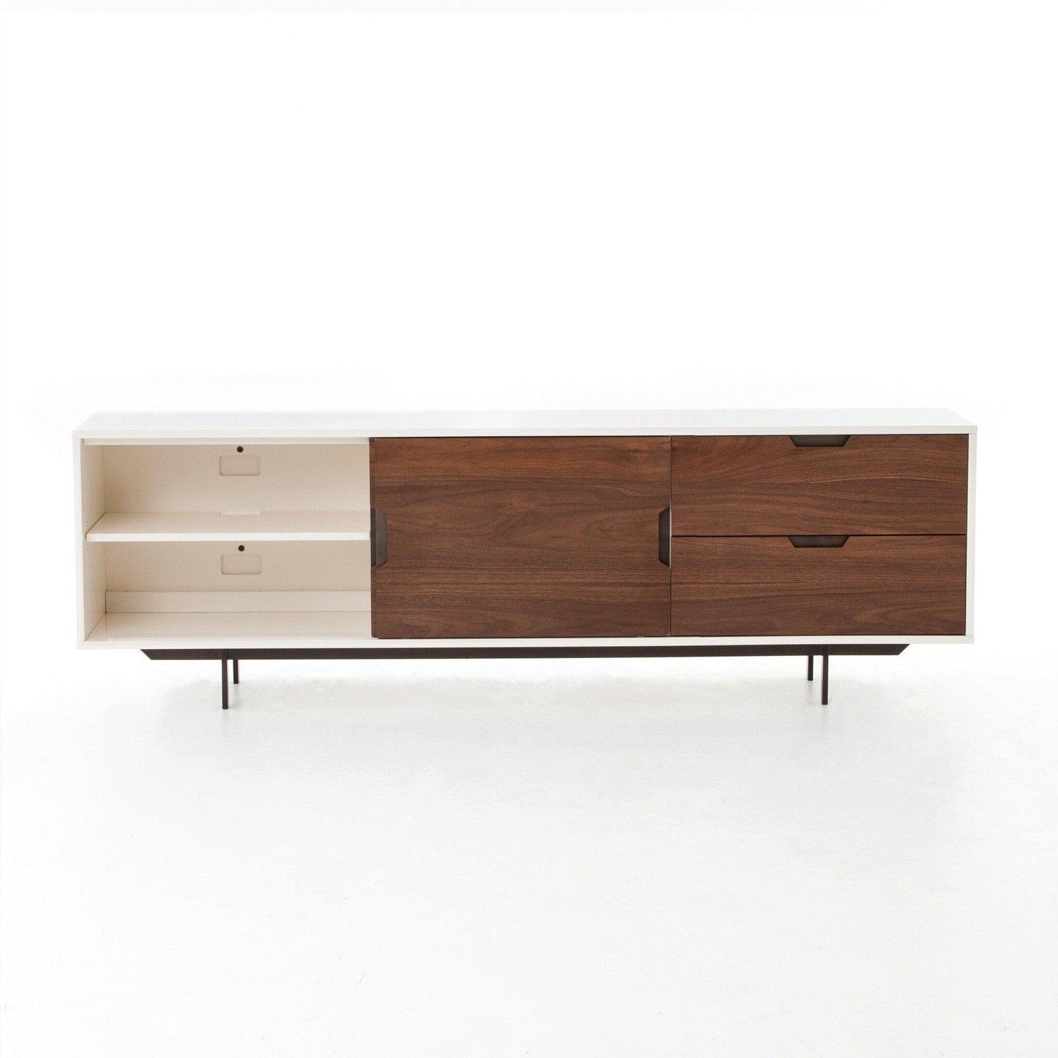 Tucker Large Media Console - Walnut