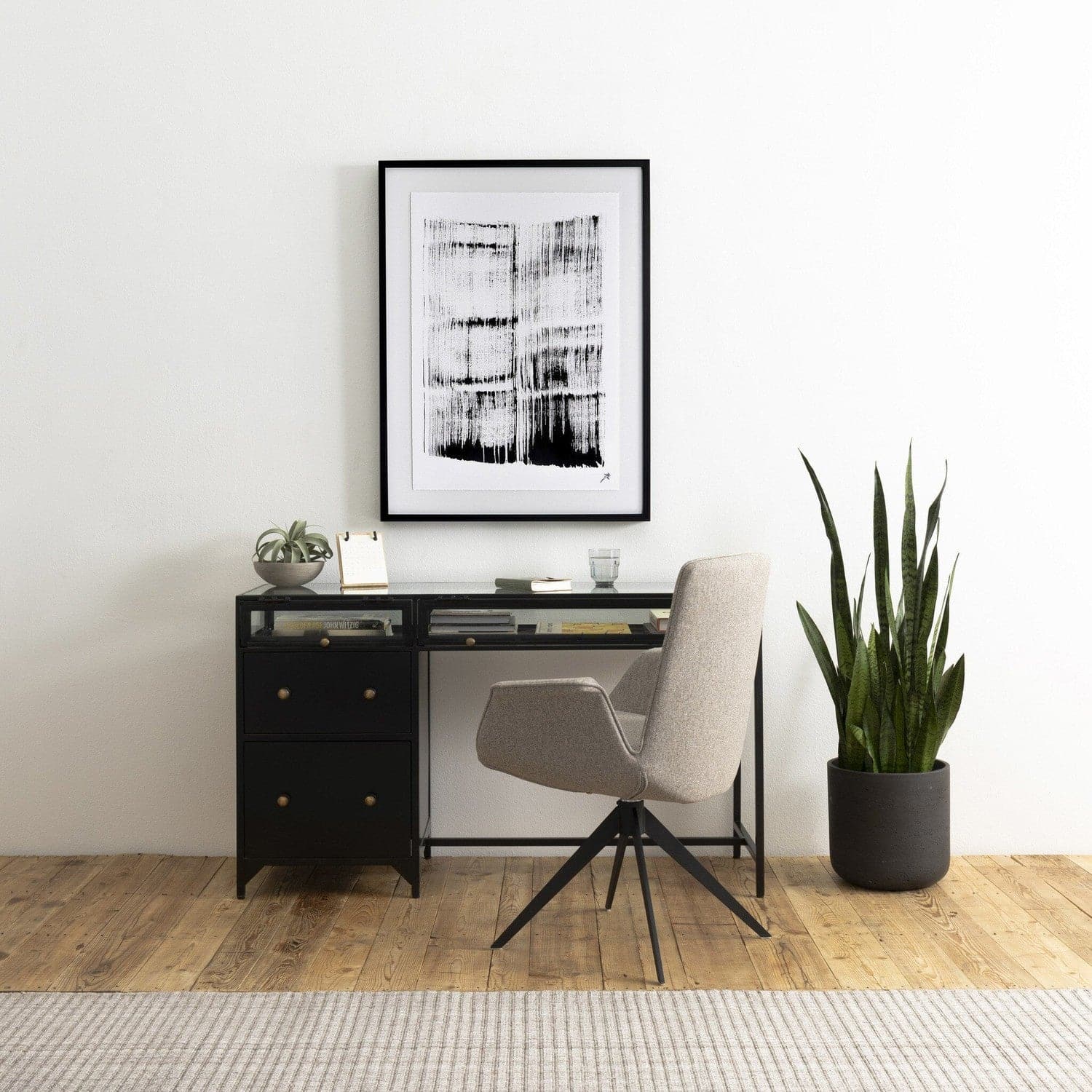 Shadow Box Desk - Black