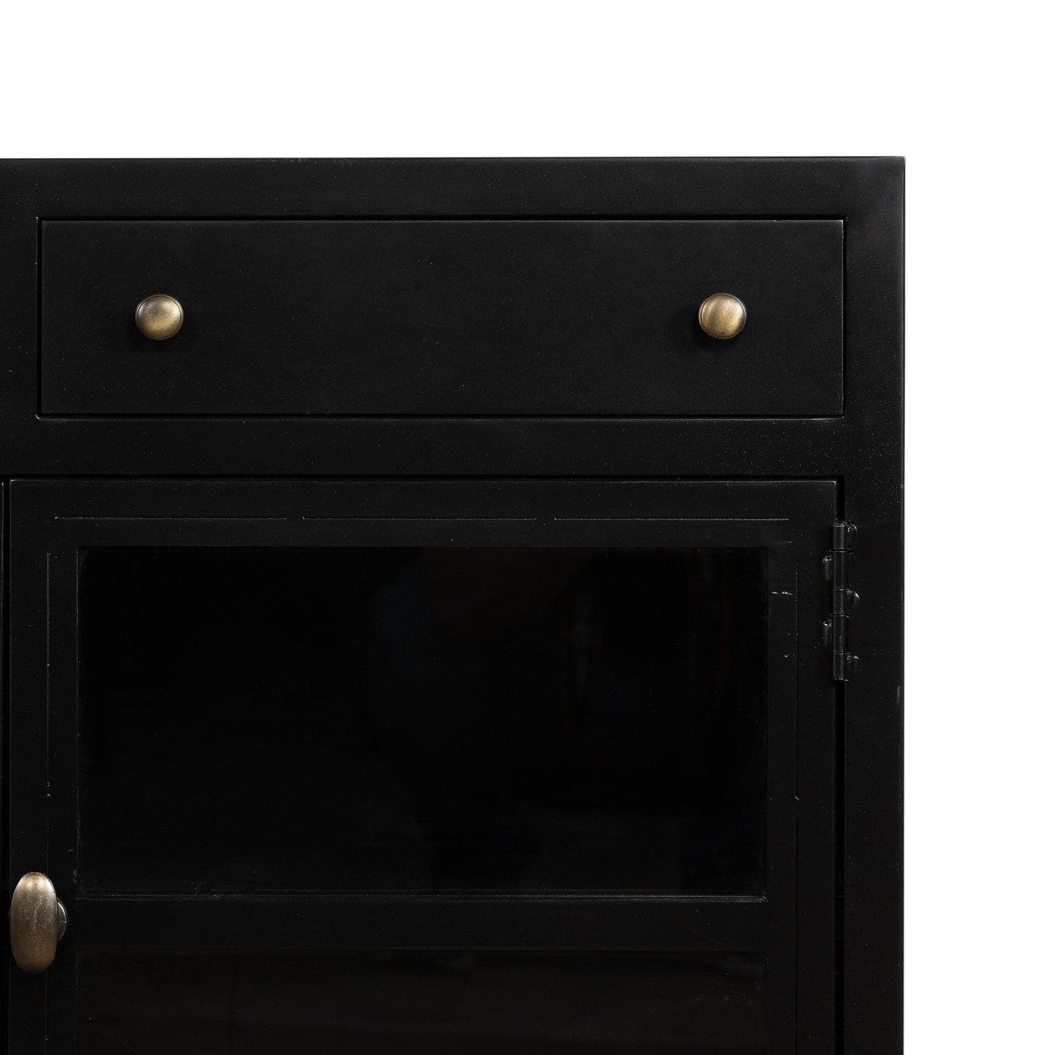 Shadow Box Media Console - Black