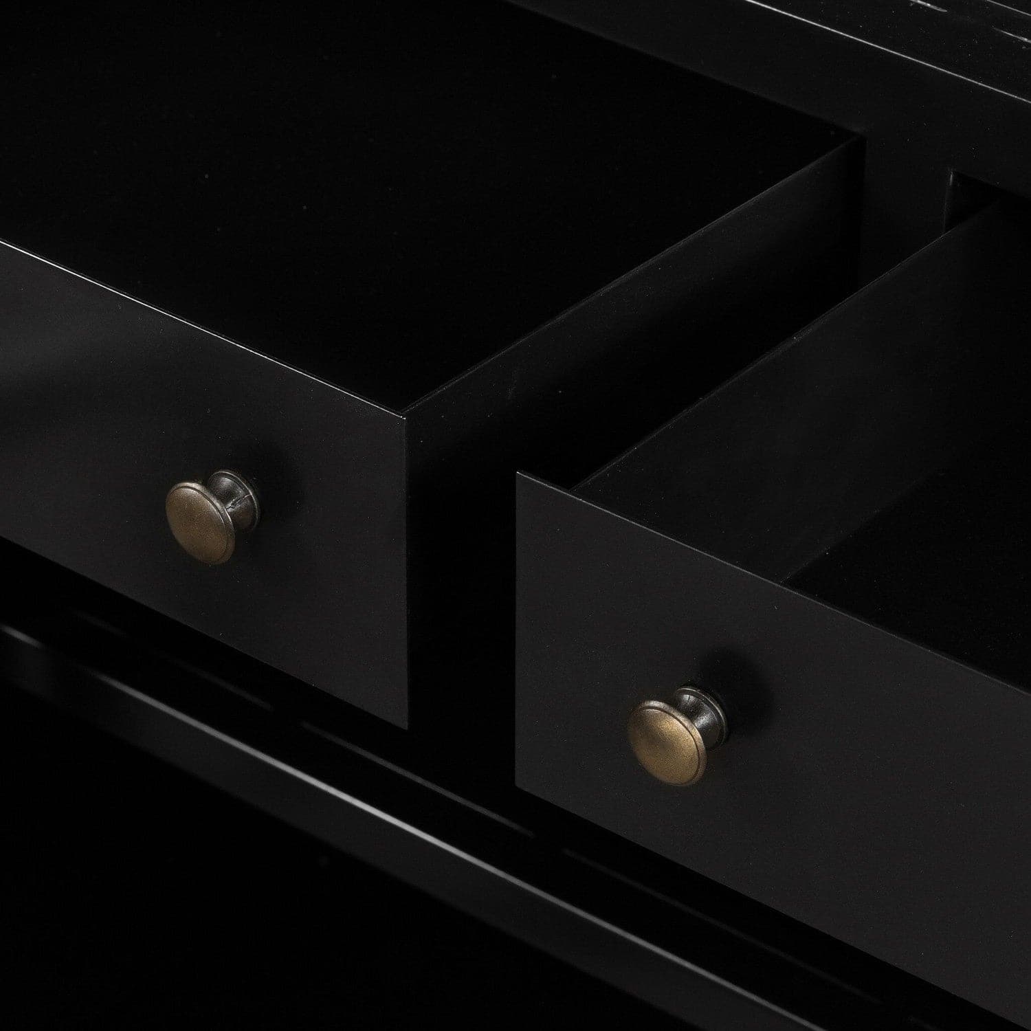 Shadow Box Media Console - Black