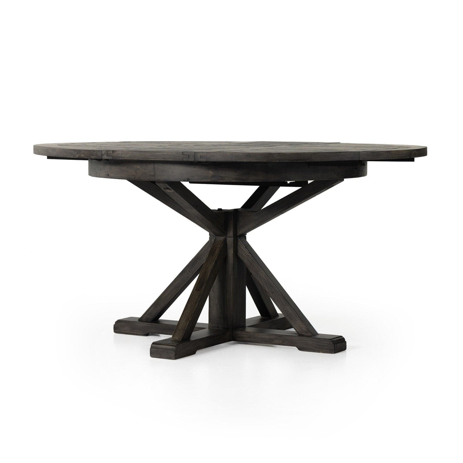 Cintra Extension Dining Table - Rustic Black Olive