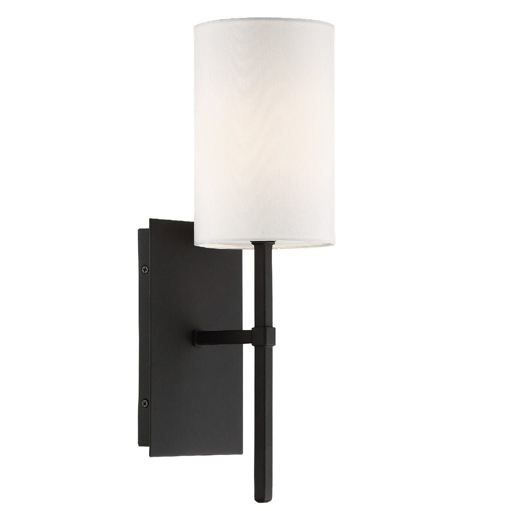 Veronica 1 Light Wall Mount-Crystorama Lighting Company-CRYSTO-VER-241-BF-Wall Lighting-2-France and Son