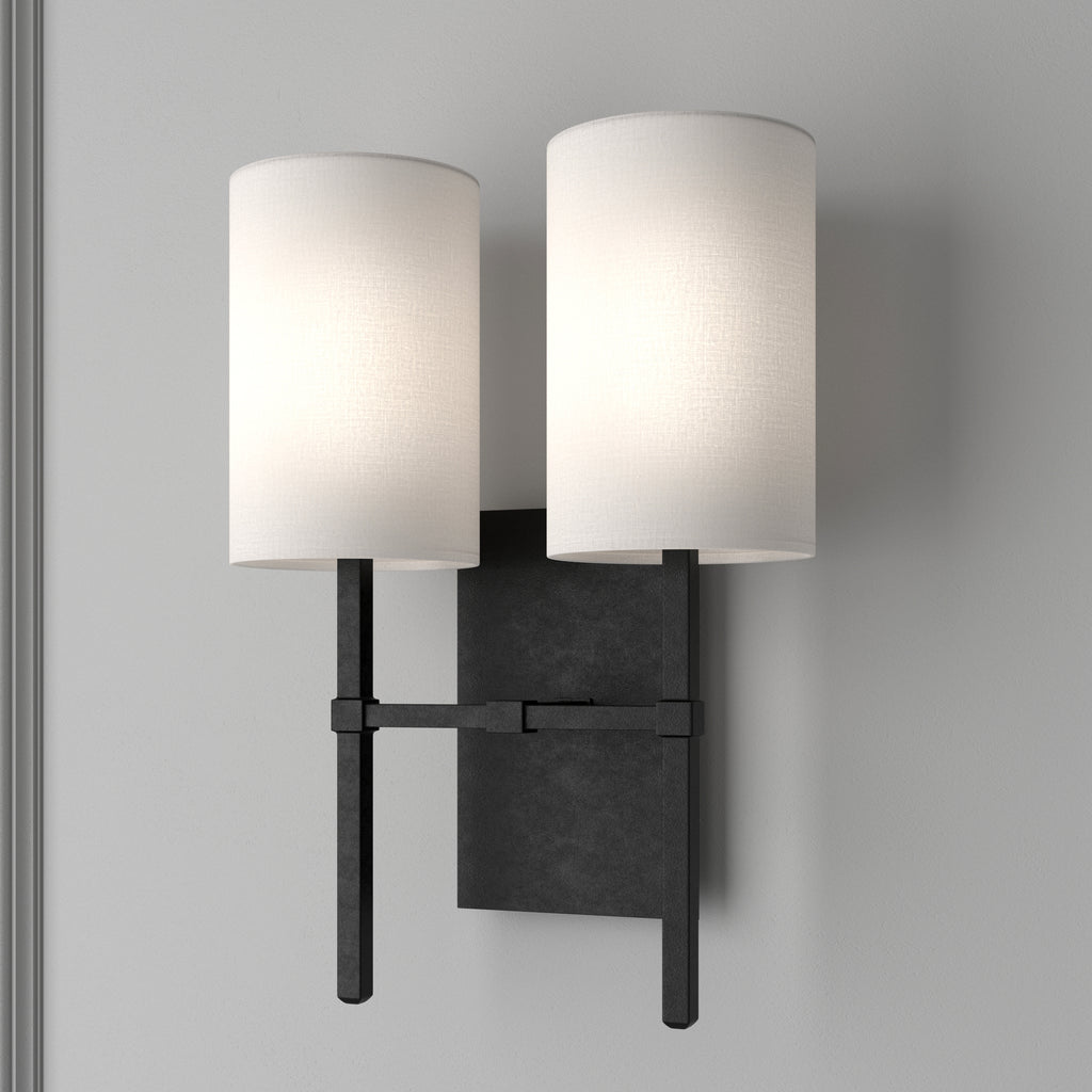 Veronica 2 Light Wall Mount-Crystorama Lighting Company-CRYSTO-VER-242-BF-Wall Lighting-2-France and Son