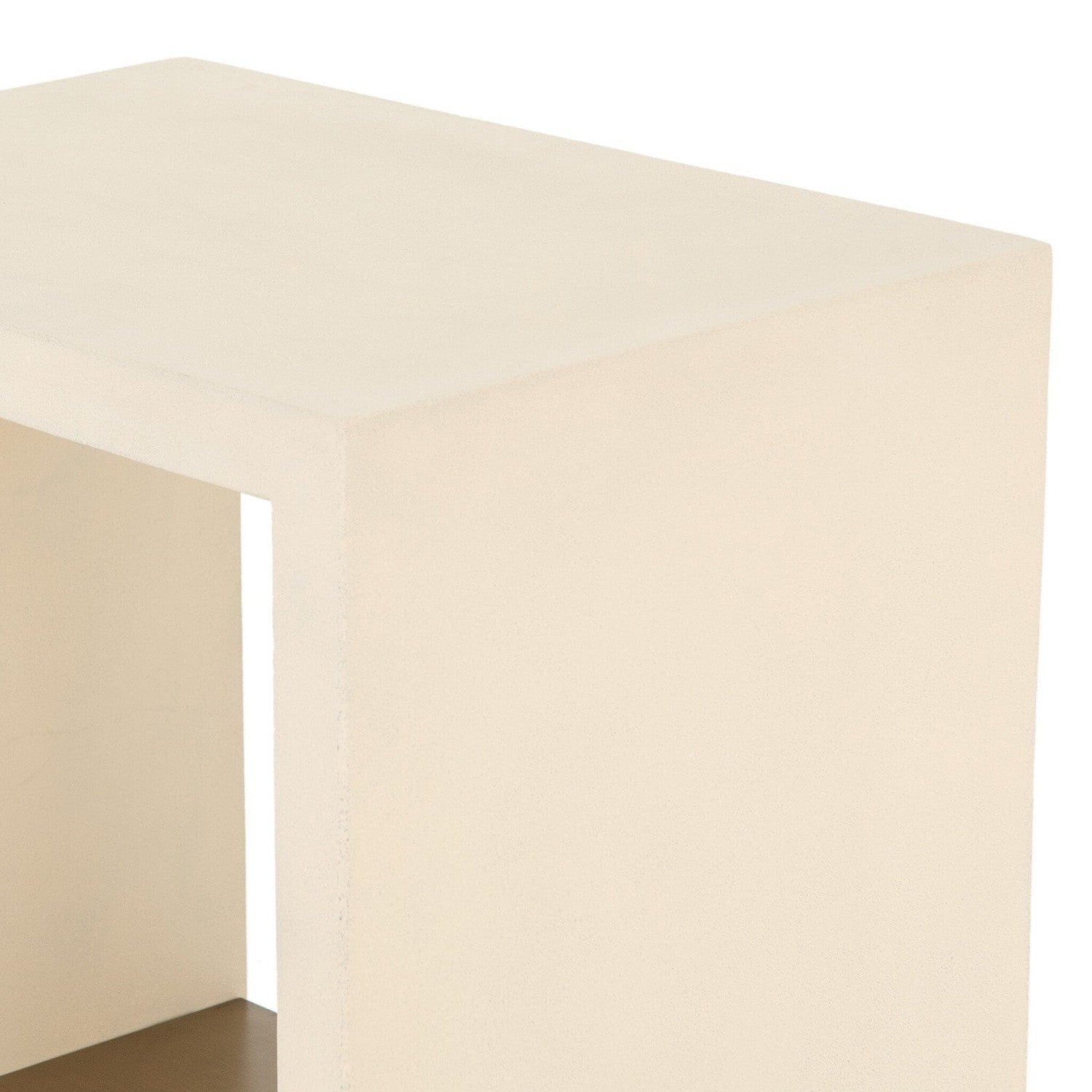 Hugo End Table - Parchment White