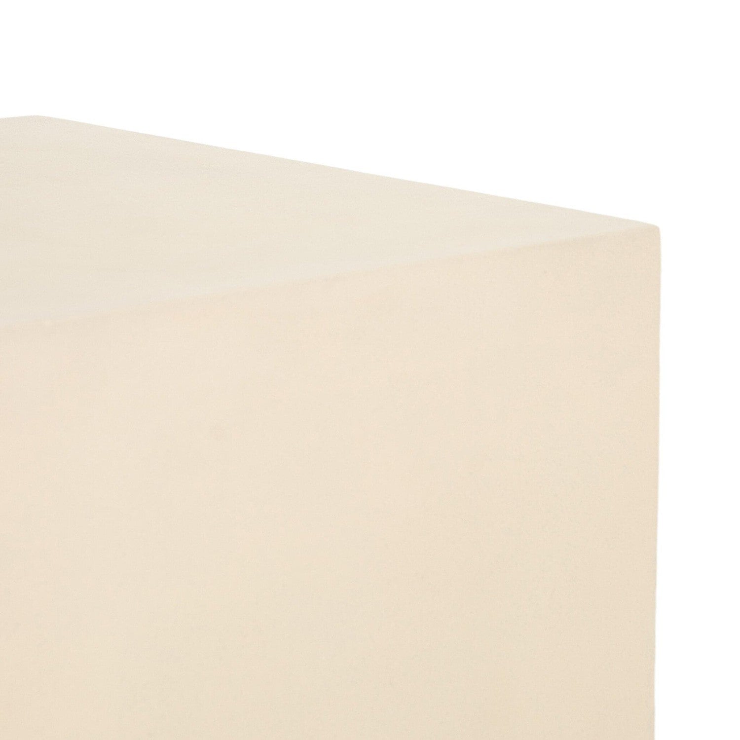 Hugo End Table - Parchment White