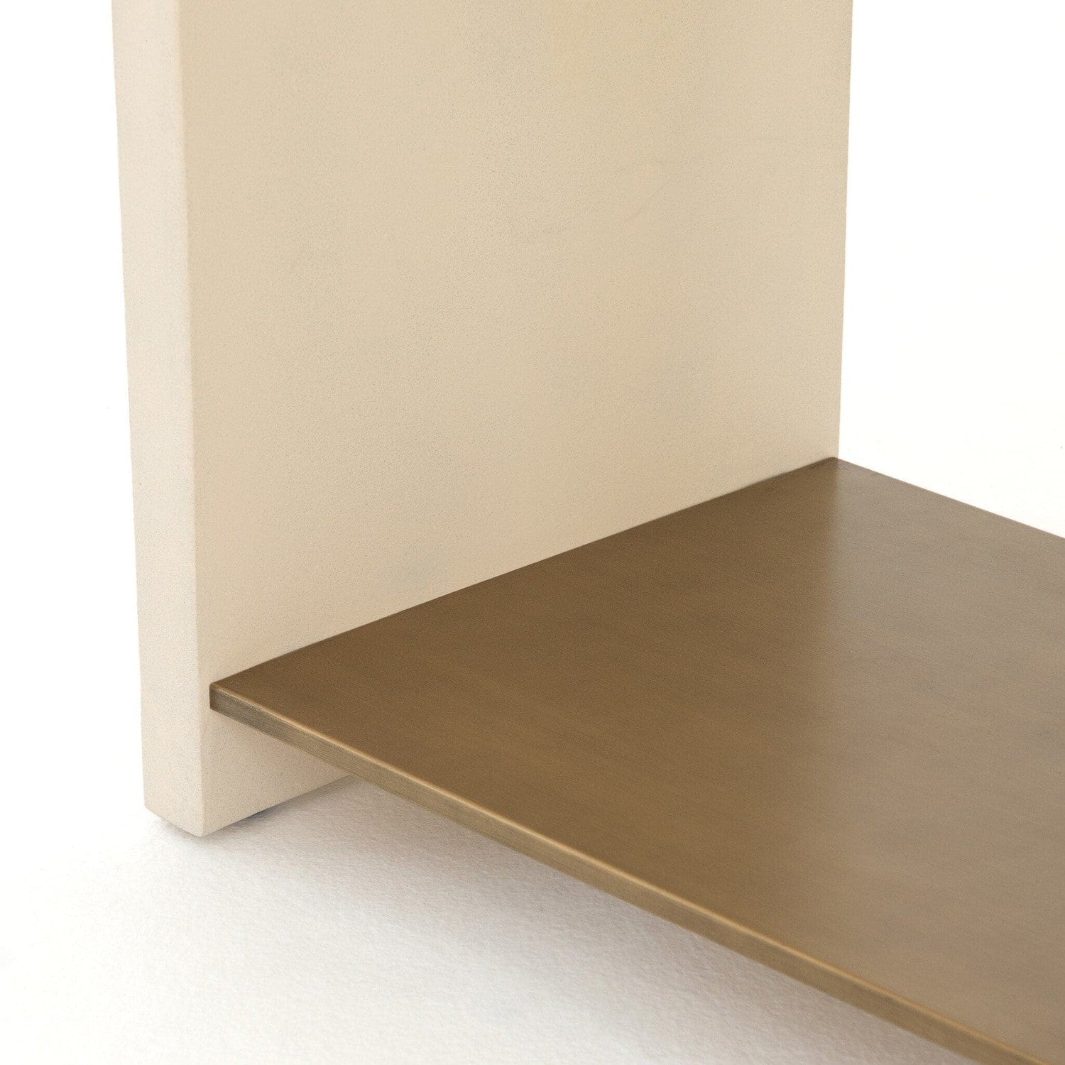 Hugo End Table - Parchment White