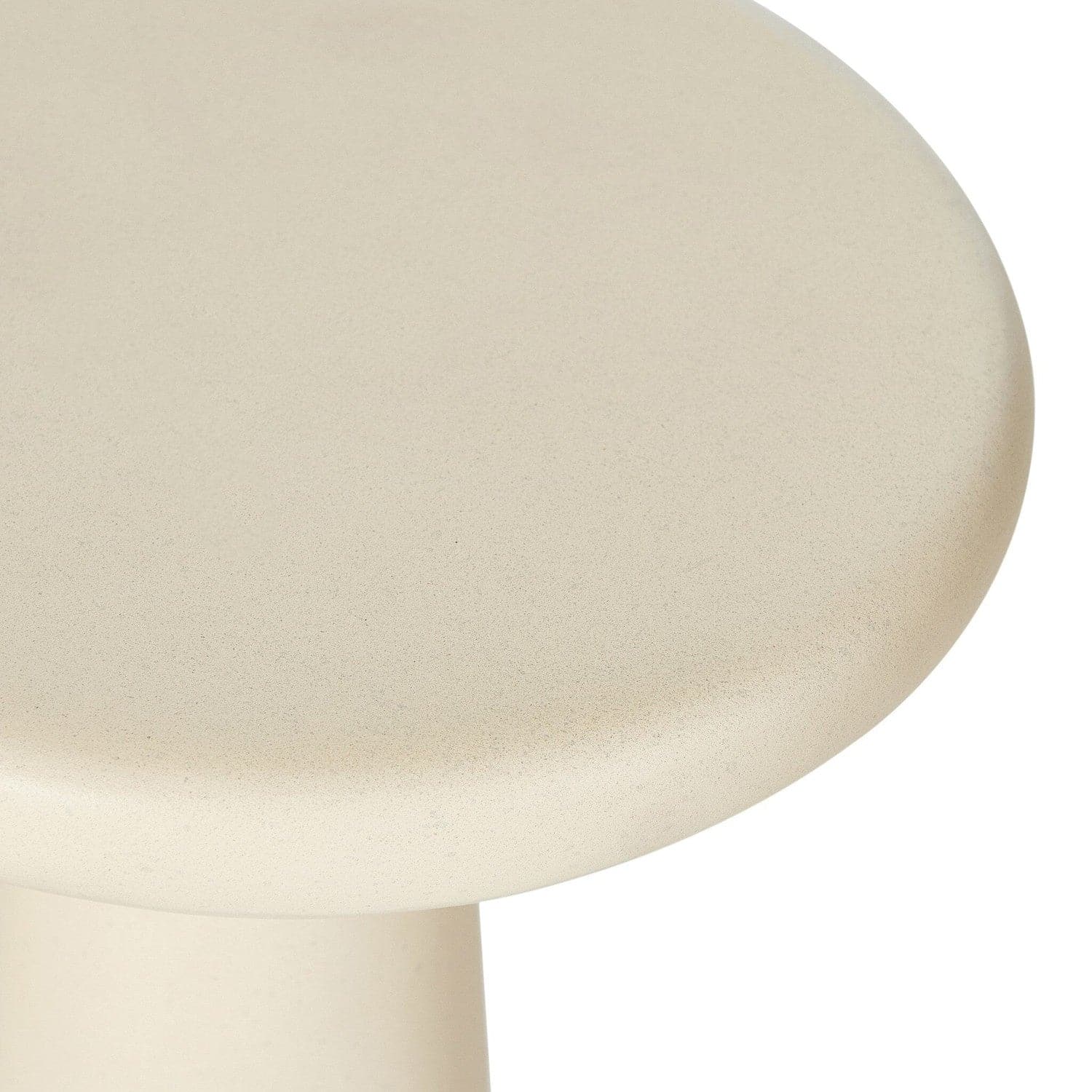 Ravine Concrete Accent Tables, Set Of 2 - Parchment White