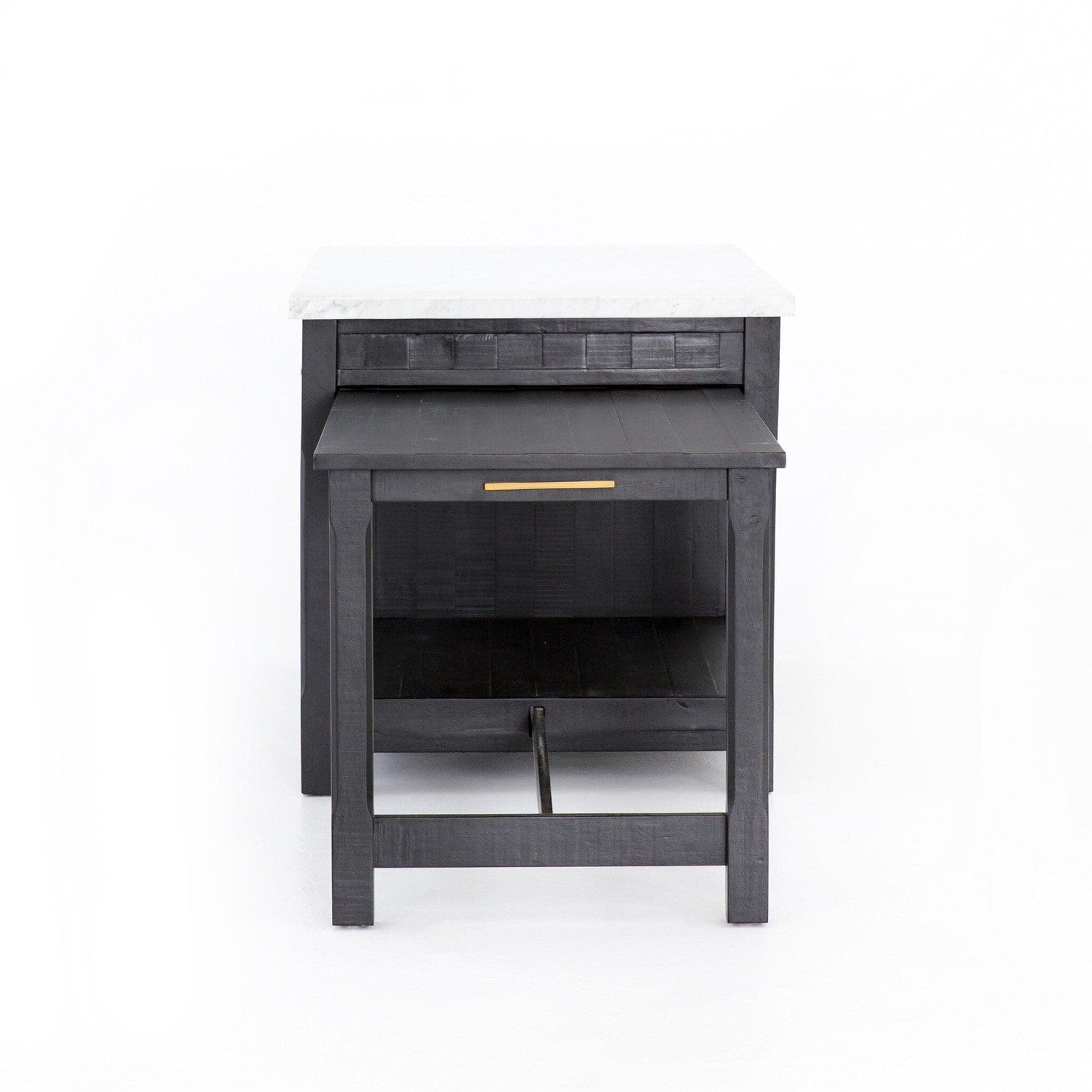 Ian Kitchen Island - Black Acacia