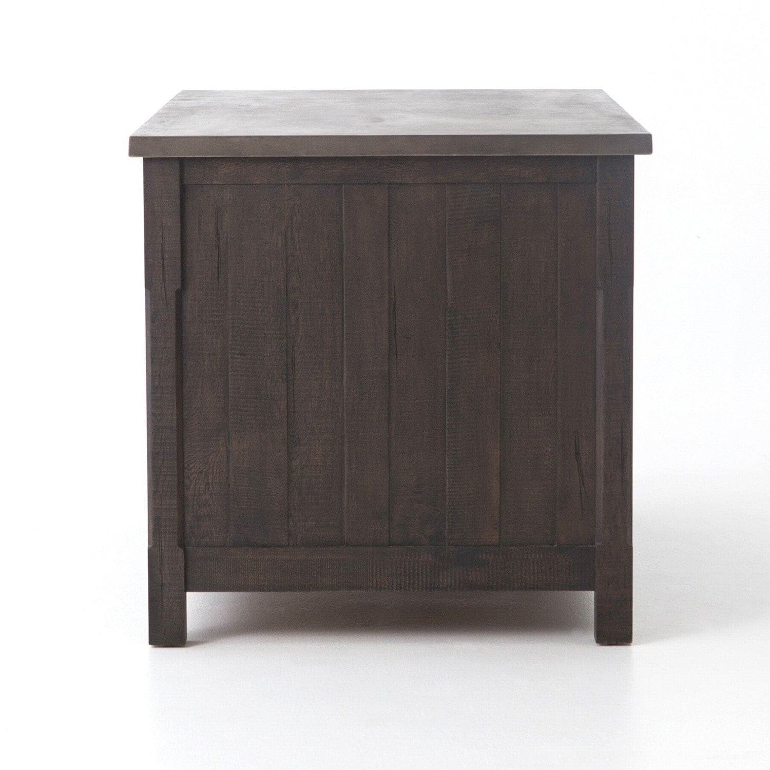 Ian Kitchen Island - Rubbed Black Oak Veneer