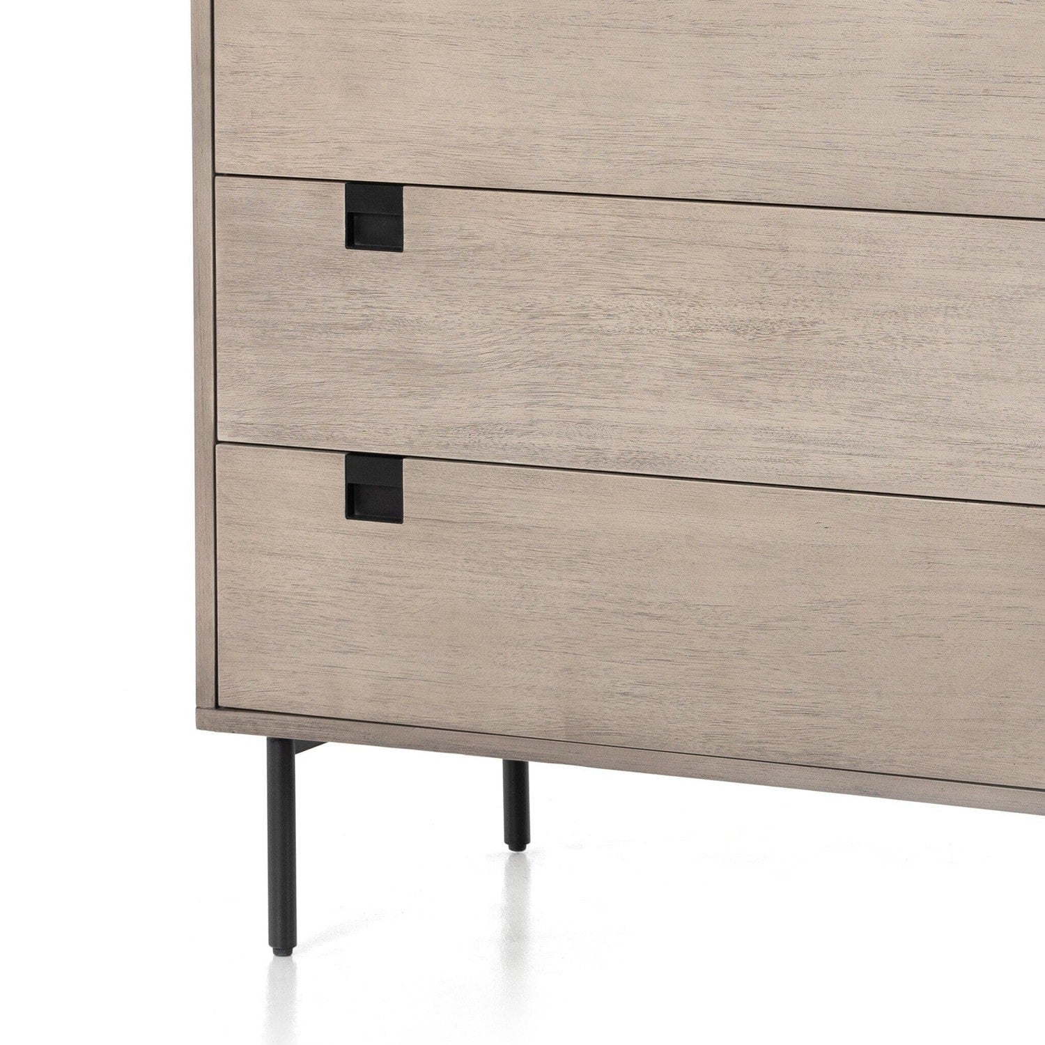 Carly 5 Drawer Dresser - Grey Wash Veneer