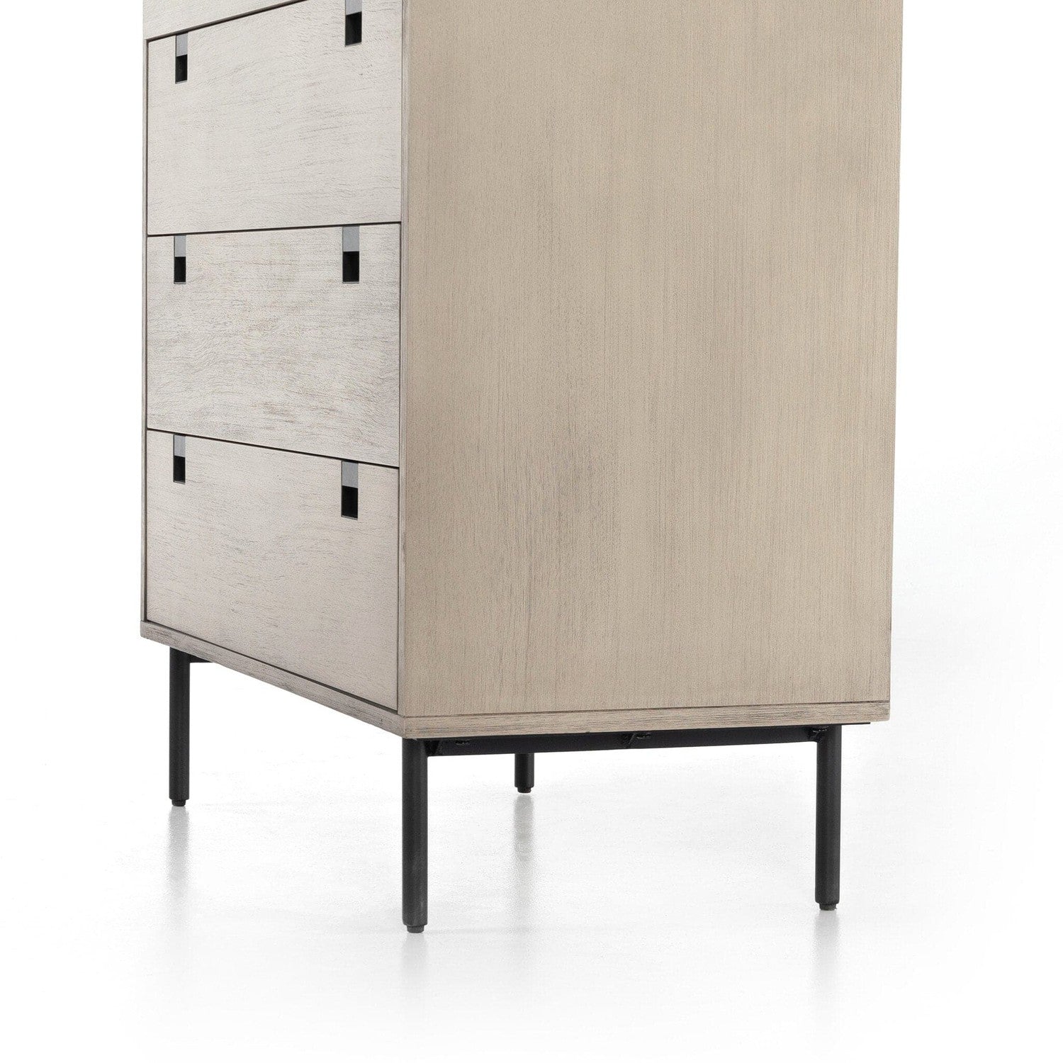 Carly 5 Drawer Dresser - Grey Wash Veneer