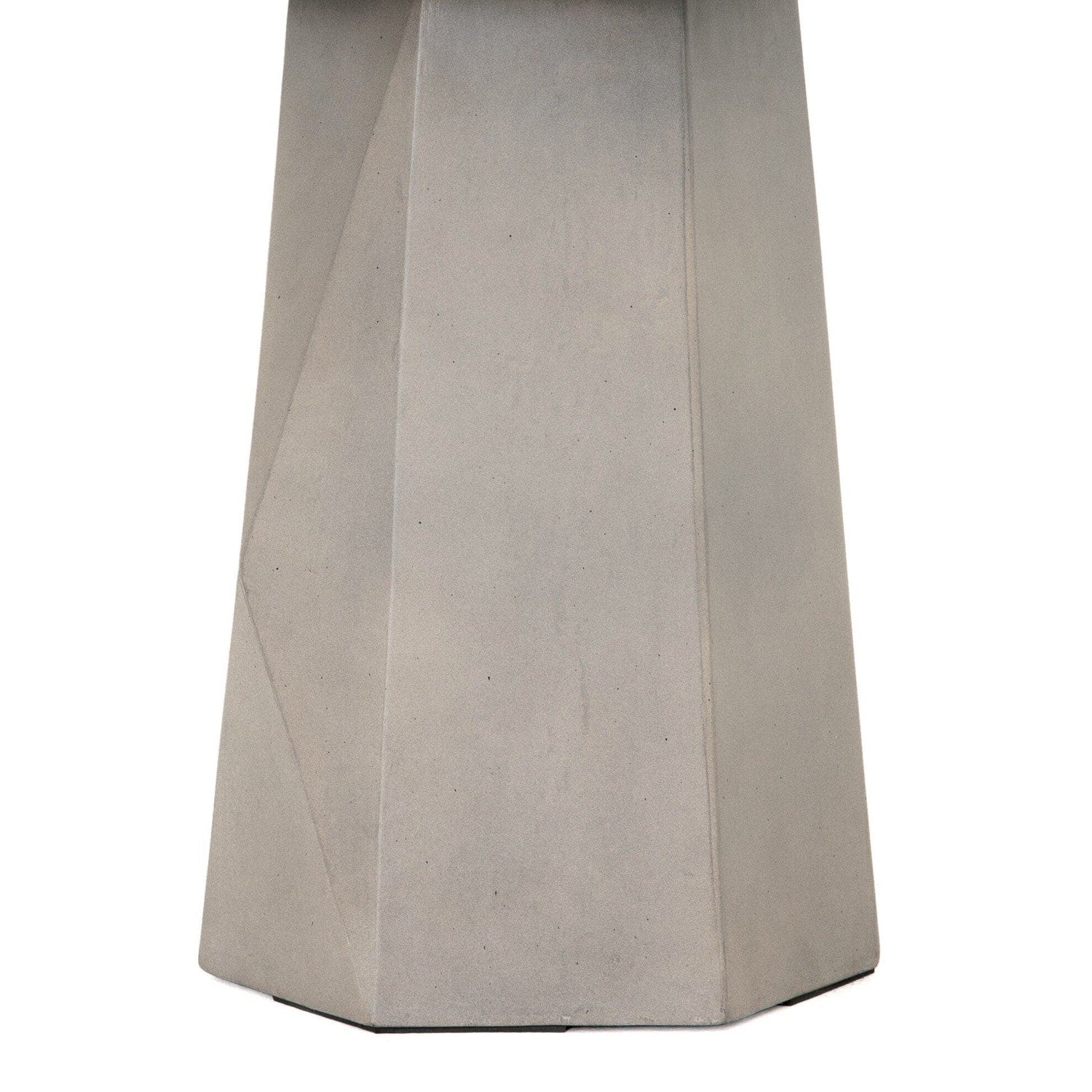 Bowman Outdoor End Table - Grey Concrete