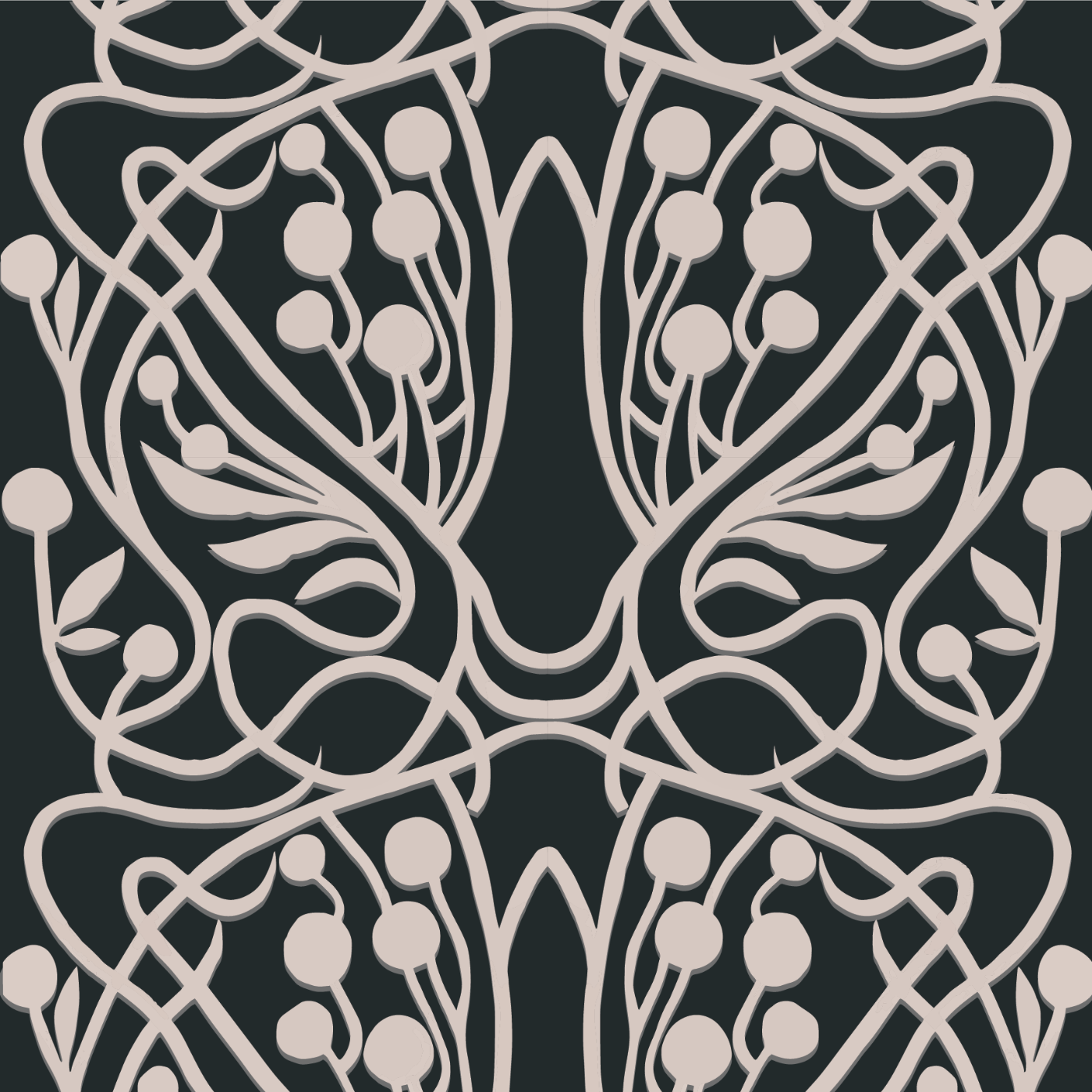 Vineyard Wallpaper-Mitchell Black-MITCHB-WC403-2-PM-MS-Wall DecorSamples Blacksand-Removable Peel & Stick-6-France and Son