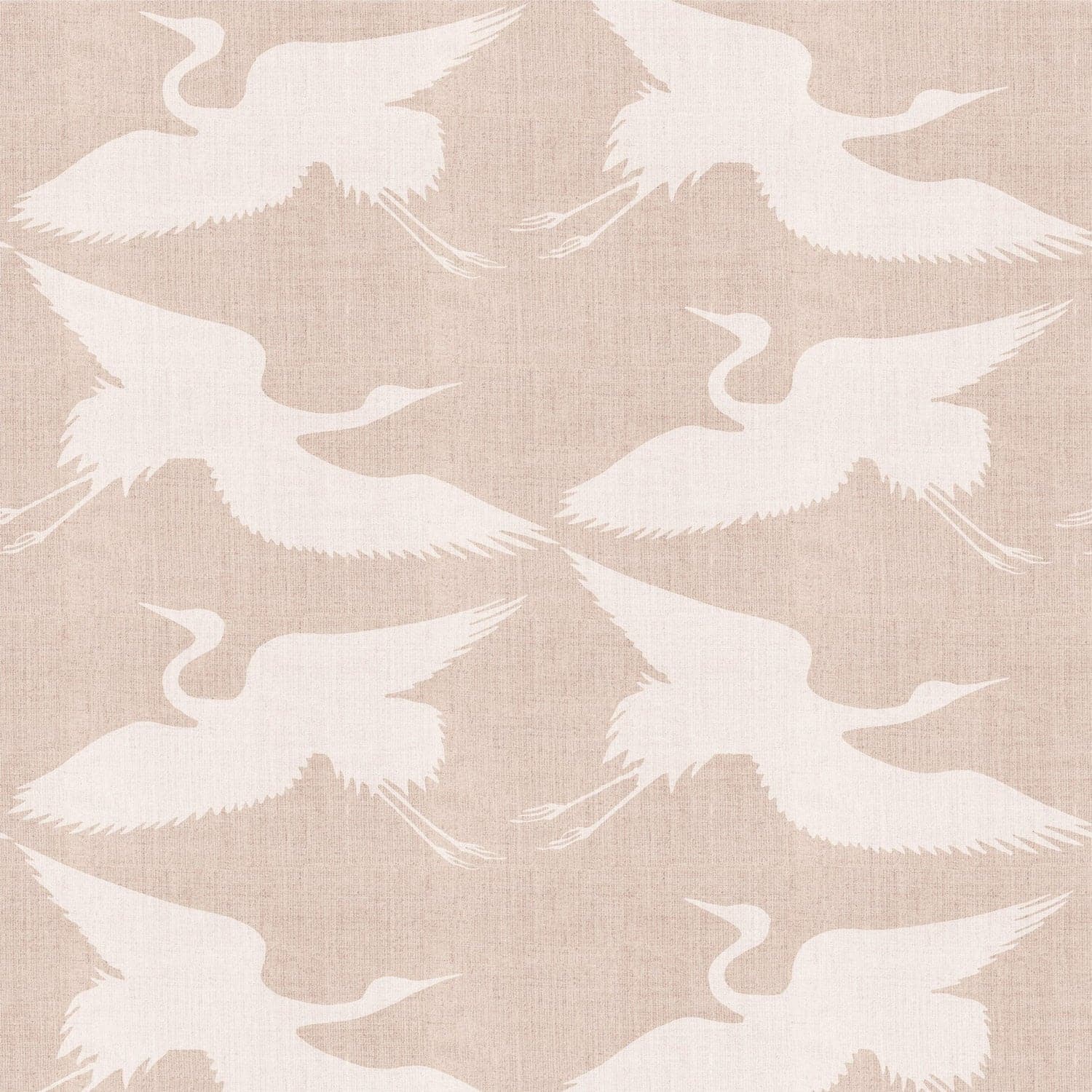 Paper Cranes Wallpaper-Mitchell Black-MITCHB-WCB510-R-PM-10-Wall DecorPatterns Sunlit Rose-Premium Matte Paper-5-France and Son