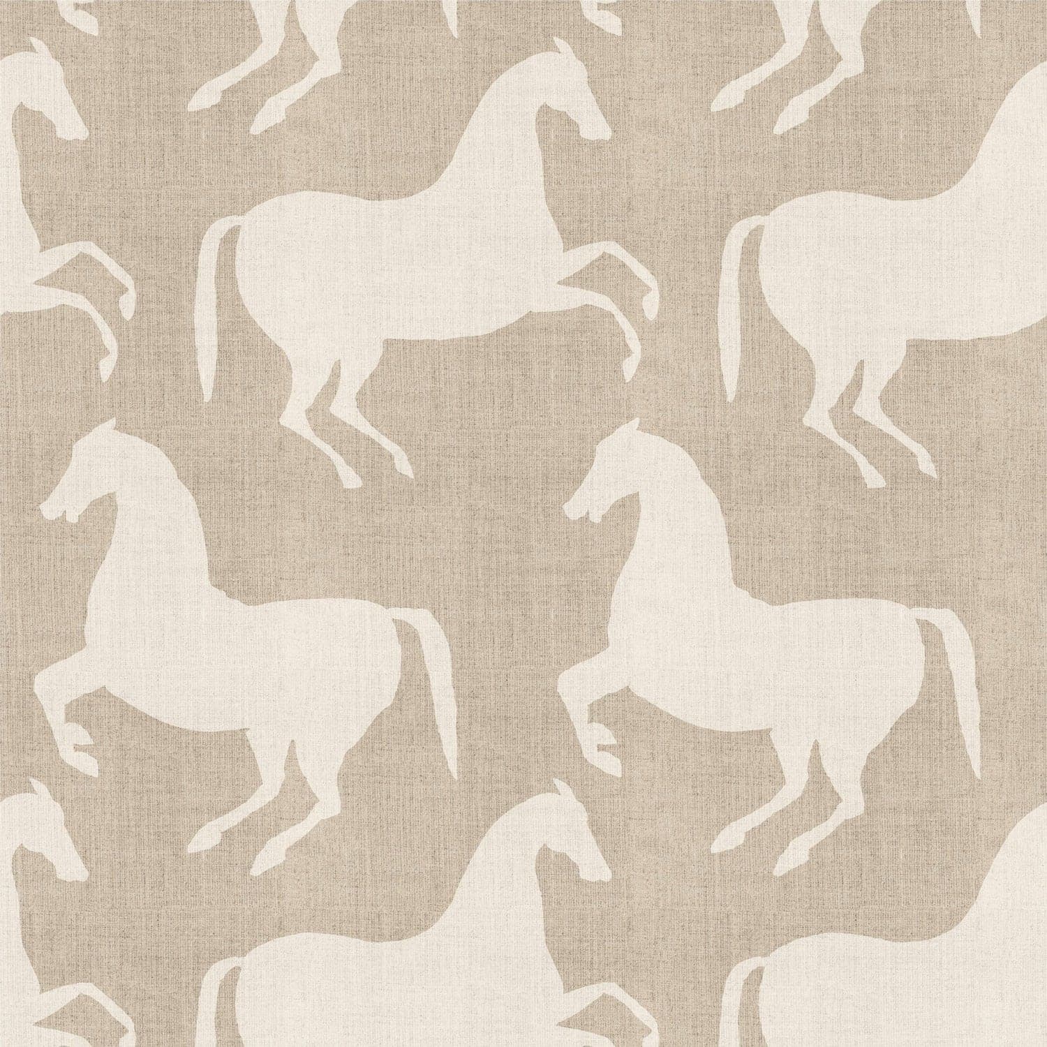 Paper Horses Wallpaper-Mitchell Black-MITCHB-WCB511-L-PM-10-Wall DecorPatterns Raw Linen-Premium Matte Paper-5-France and Son