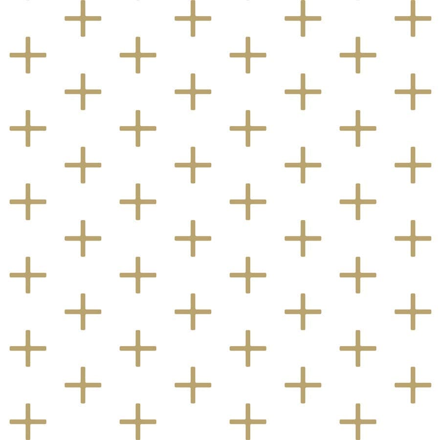 Addition Wallpaper-Mitchell Black-MITCHB-WCCE7-GO-PM-10-Wall DecorPatterns Golden Ochre-Premium Matte Paper-1-France and Son