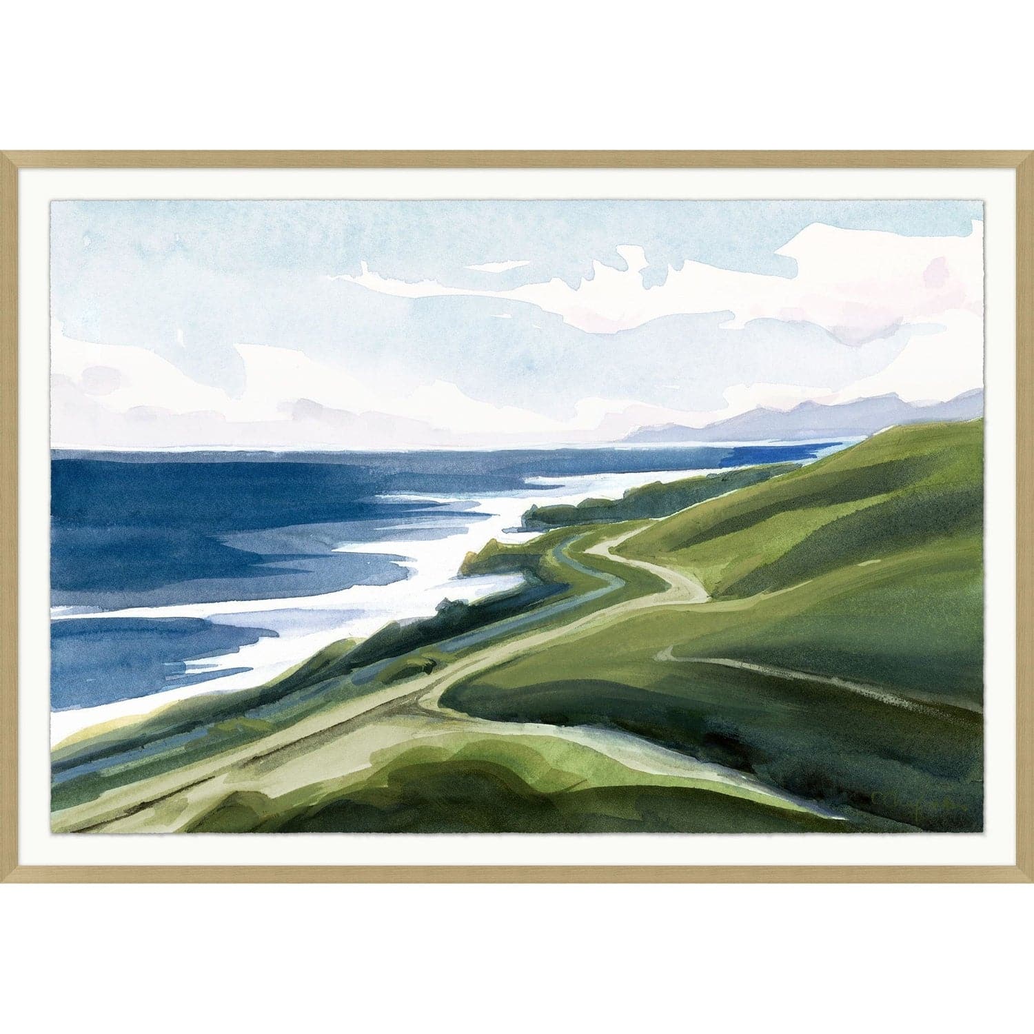 Sparkling Seascape-Wendover-WEND-WCL2995-Wall Decor-1-France and Son