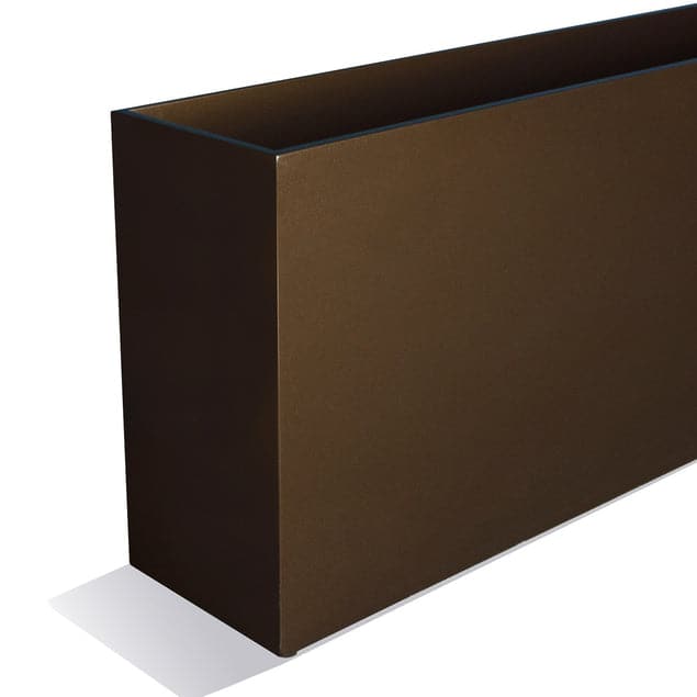 Rectangle 72"L Planter-Gold Leaf Design Group-GOLDL-WD8301-72-PlantersBronze Black-72”L x 9"W x 18”H-3-France and Son