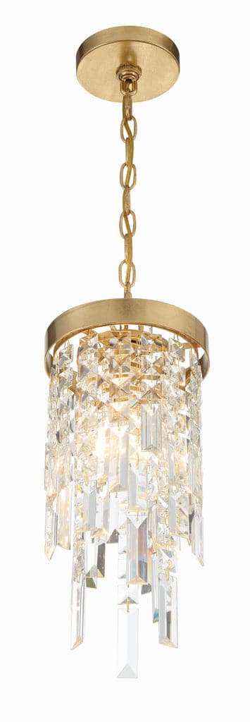 Winfield 1 Light Pendant-Crystorama Lighting Company-CRYSTO-WIN-210-GA-CL-MWP-Pendants-2-France and Son