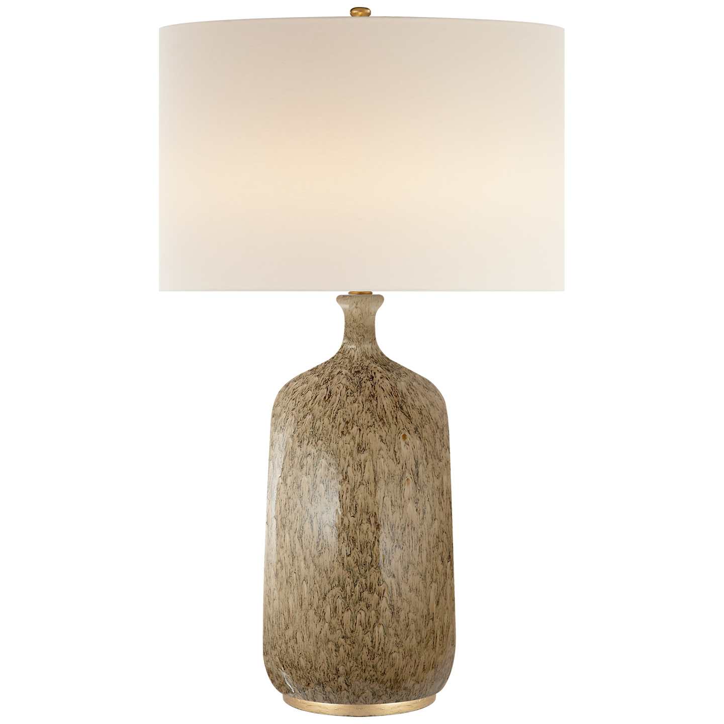 Cullen Table Lamp-Visual Comfort-VISUAL-ARN 3608MS-L-Table LampsMarbleized Sienna-5-France and Son