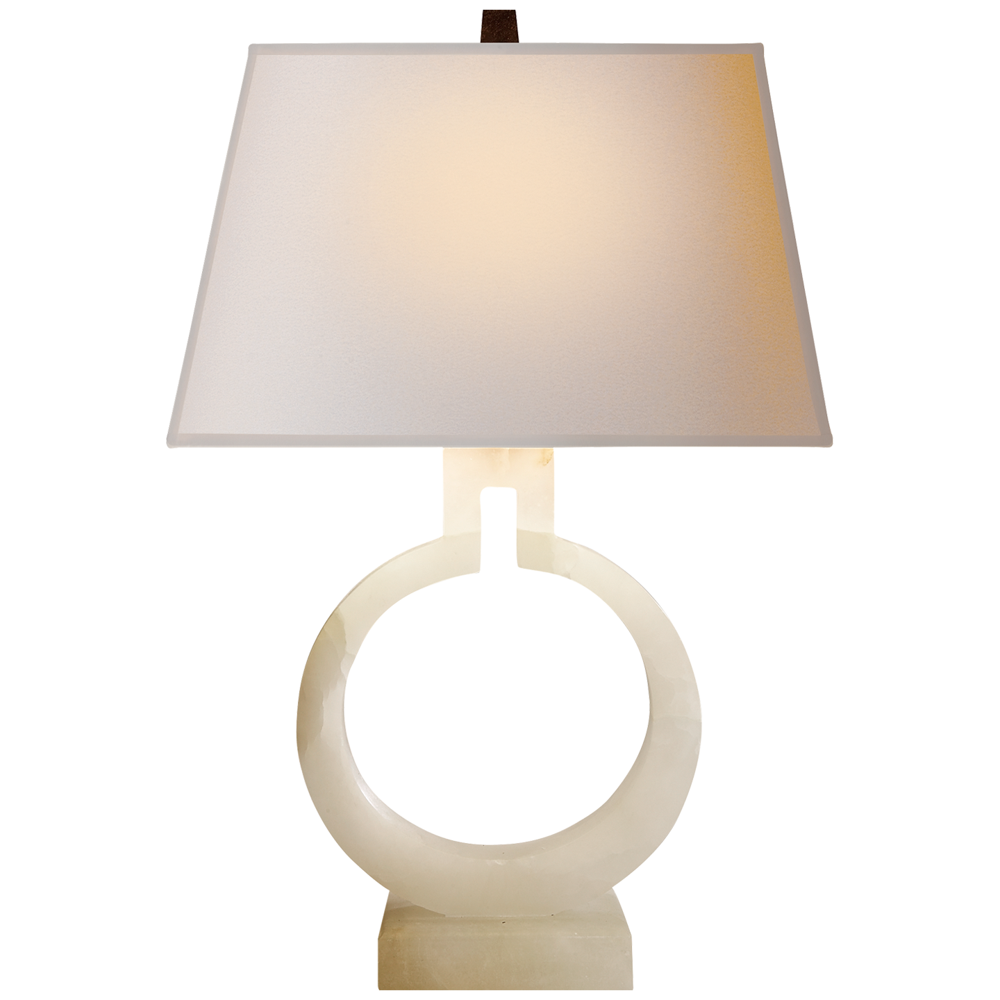 Raylynn Form Table Lamp-Visual Comfort-VISUAL-CHA 8969ALB-NP-Table LampsSmall-Alabaster-4-France and Son