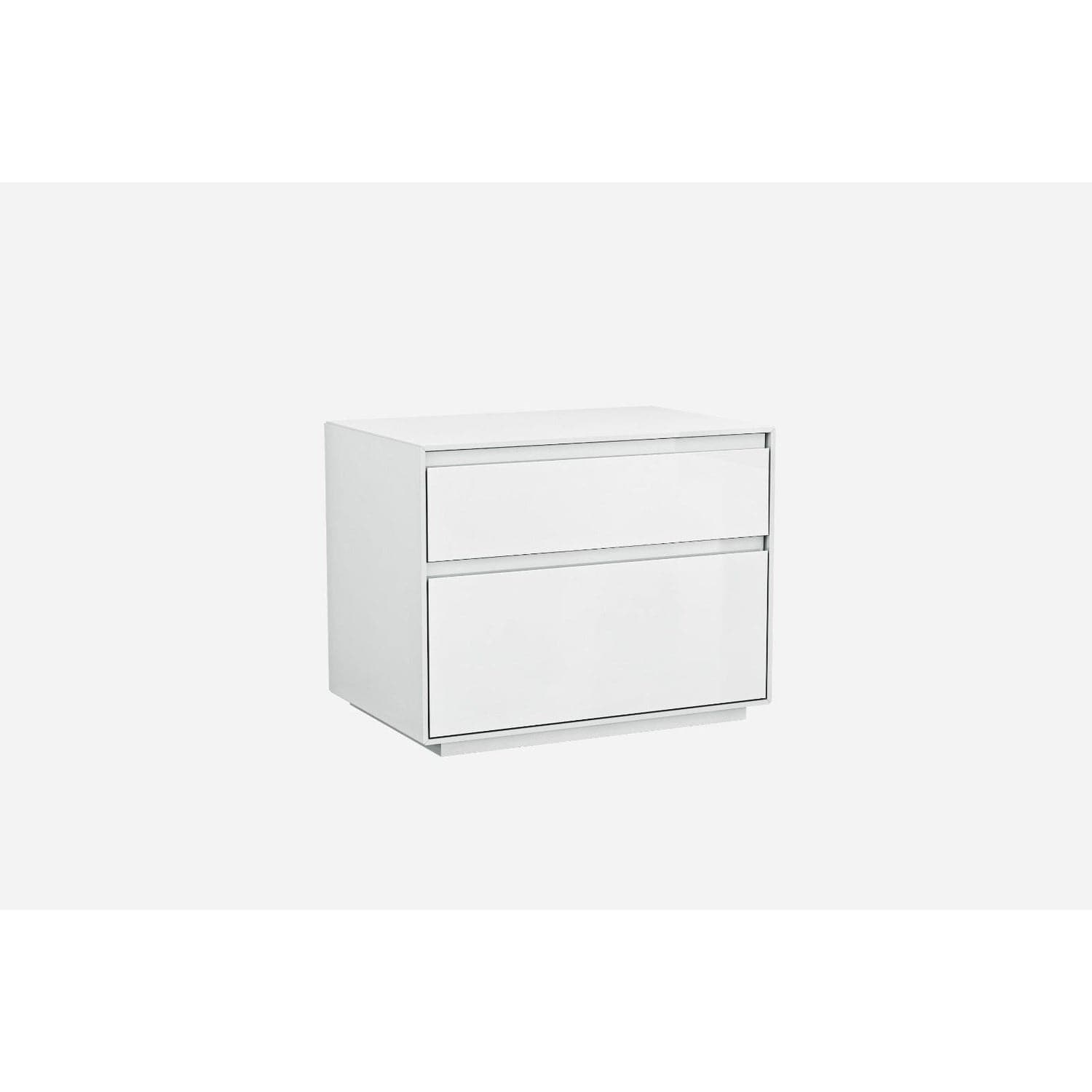 Malibu Nightstand-Whiteline Modern Living-WHITELINE-NS1367-WHT-Nightstands-1-France and Son