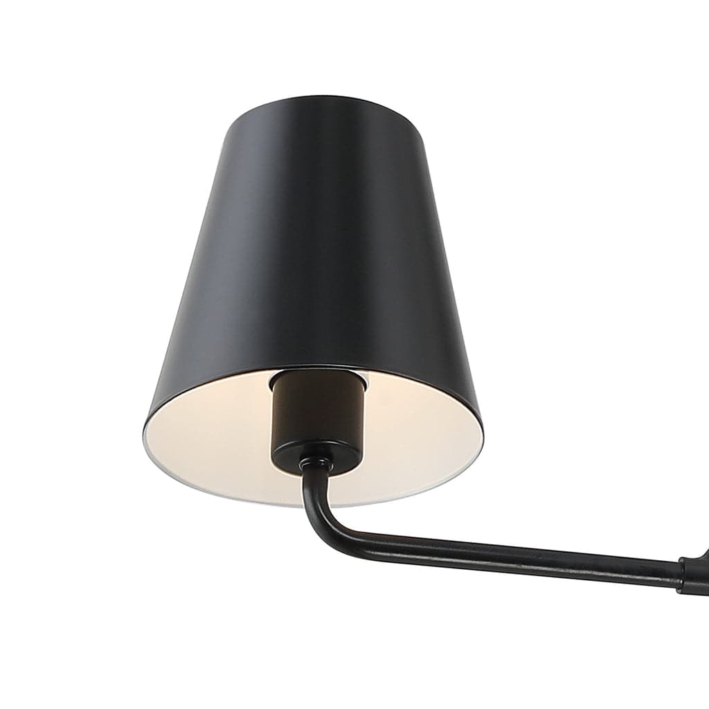 Xavier 4 Light Chandelier - 31"-Crystorama Lighting Company-CRYSTO-XAV-B9304-MK-ChandeliersMatte Black-6-France and Son