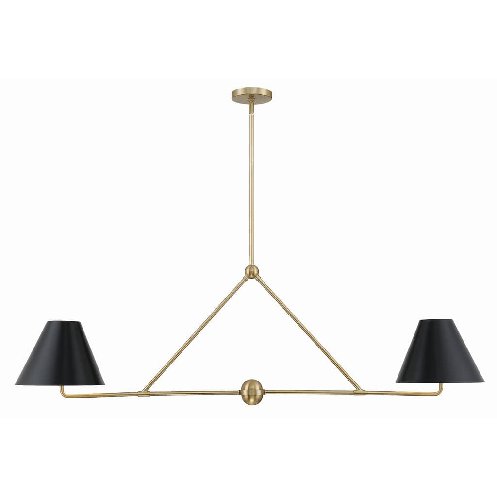 Xavier 4 Light Chandelier - 54"-Crystorama Lighting Company-CRYSTO-XAV-B9307-VG-ChandeliersVibrant Gold-4-France and Son