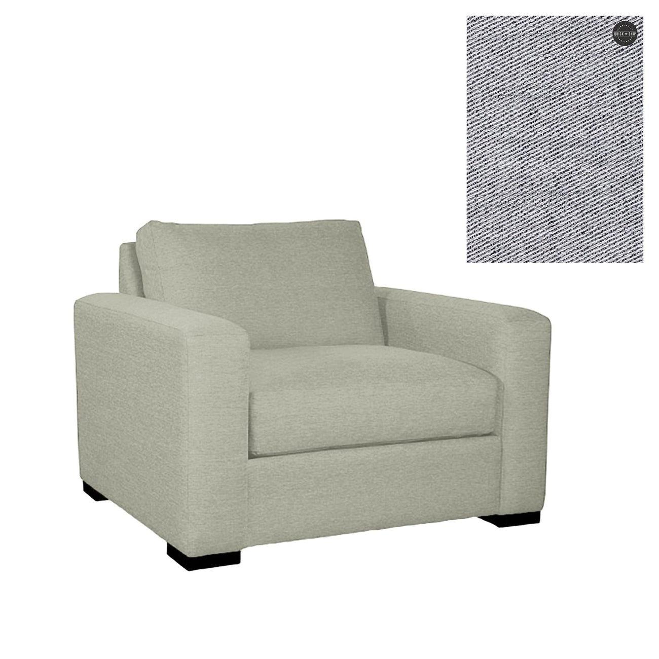 Grace Chair and Half-Younger-YNGR-49010-2650-SC-Lounge ChairsPolyester/Acrylic-2650-Standard Cushion-2-France and Son