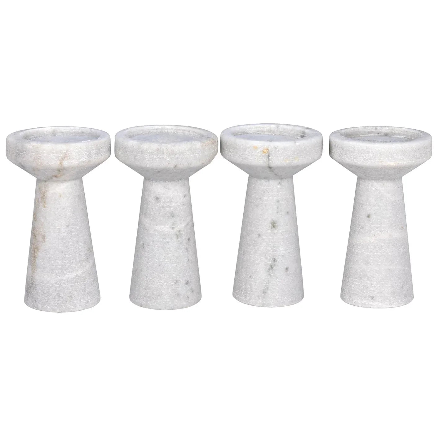 Aleka Decorative Candle Holder, Set of 4-Noir-NOIR-YT0717-8AWH-Decorative Objects-1-France and Son