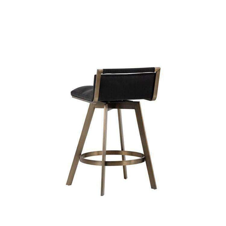 Arizona Swivel Counter Stool - Antique Brass-Sunpan-STOCKR-106560-Bar Stools-4-France and Son