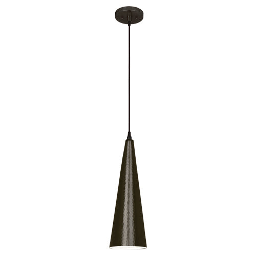 Dal Tapered Pendant-Robert Abbey Fine Lighting-ABBEY-Z9873-PendantsDeep Patina Bronze Finish-3-France and Son