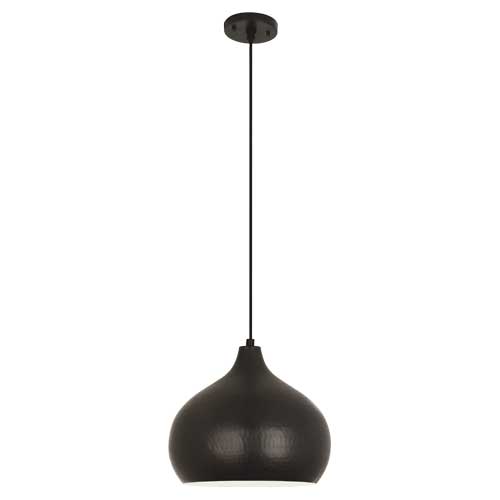 Dal Dome Pendant-Robert Abbey Fine Lighting-ABBEY-Z9874-PendantsDeep Patina Bronze Finish-3-France and Son