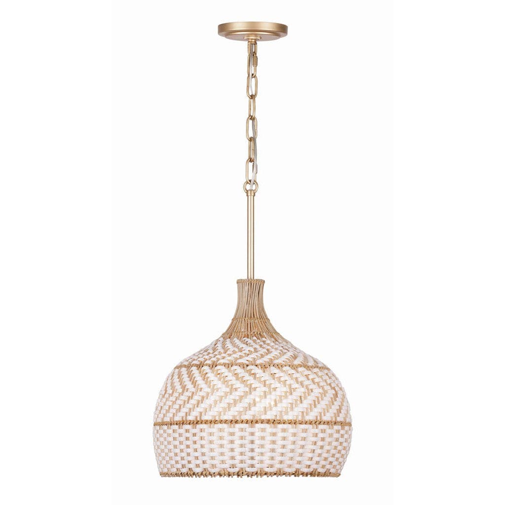 Zanzibar 3 Light Soft Gold Pendant-Crystorama Lighting Company-CRYSTO-ZAN-9003-SG-Pendants-1-France and Son