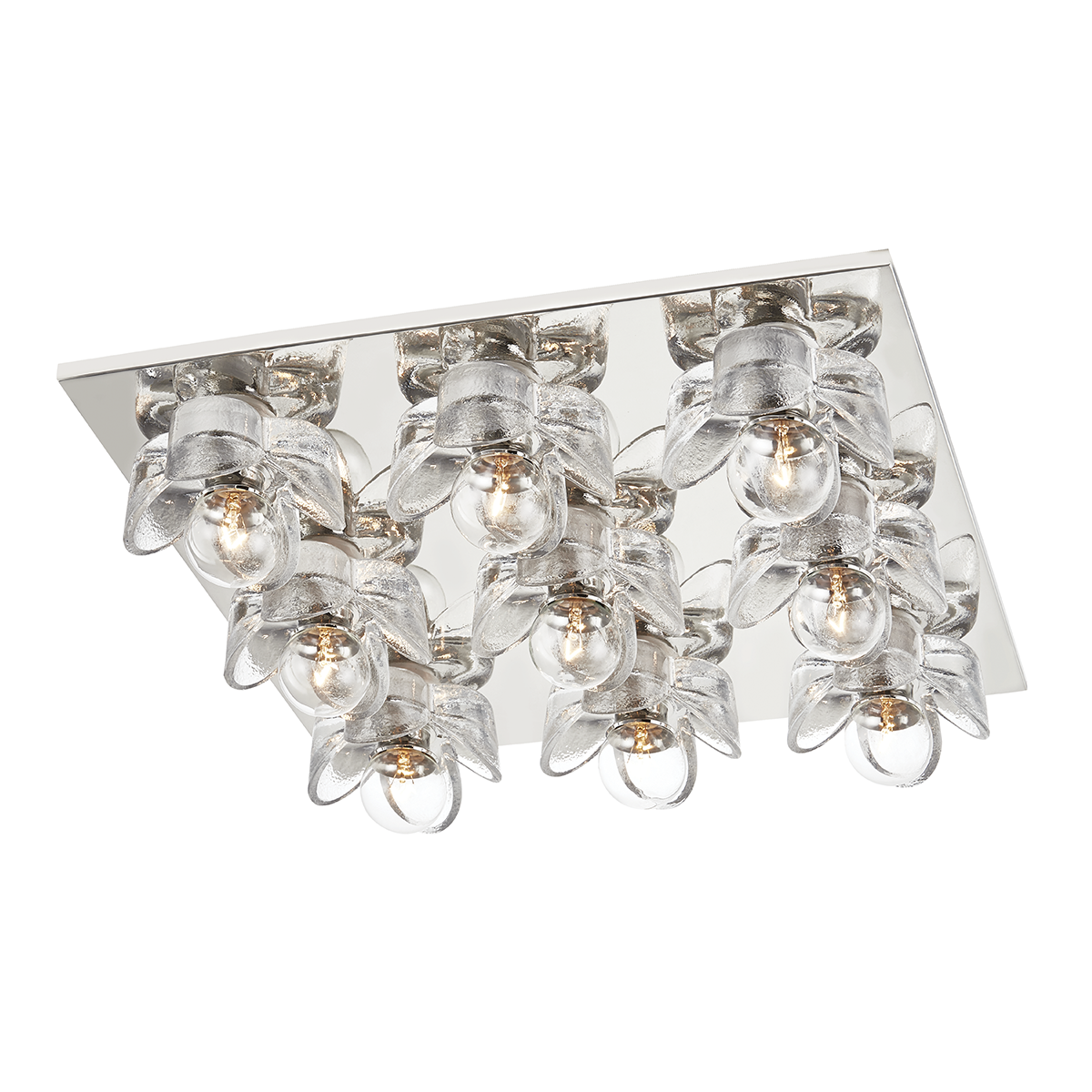 Shea 9 Light Flush Mount-Mitzi-HVL-H410509-PN-PendantsPolished Nickel-3-France and Son