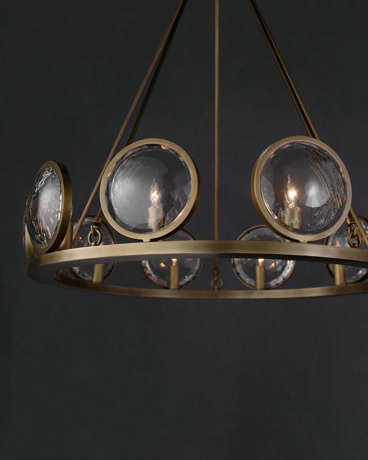 MarjieScope Brass Chandelier