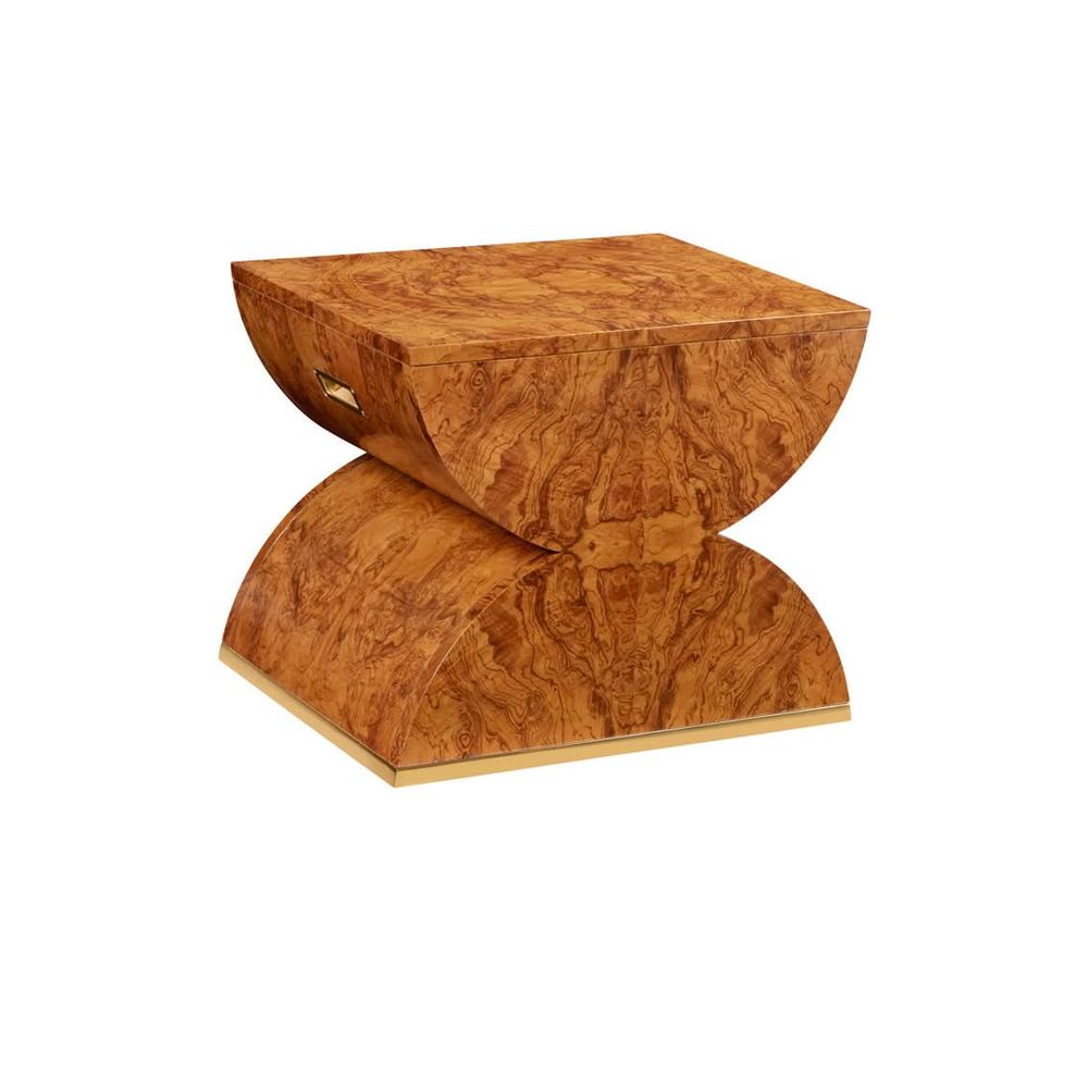 Geometric Stool-Olive Ashe