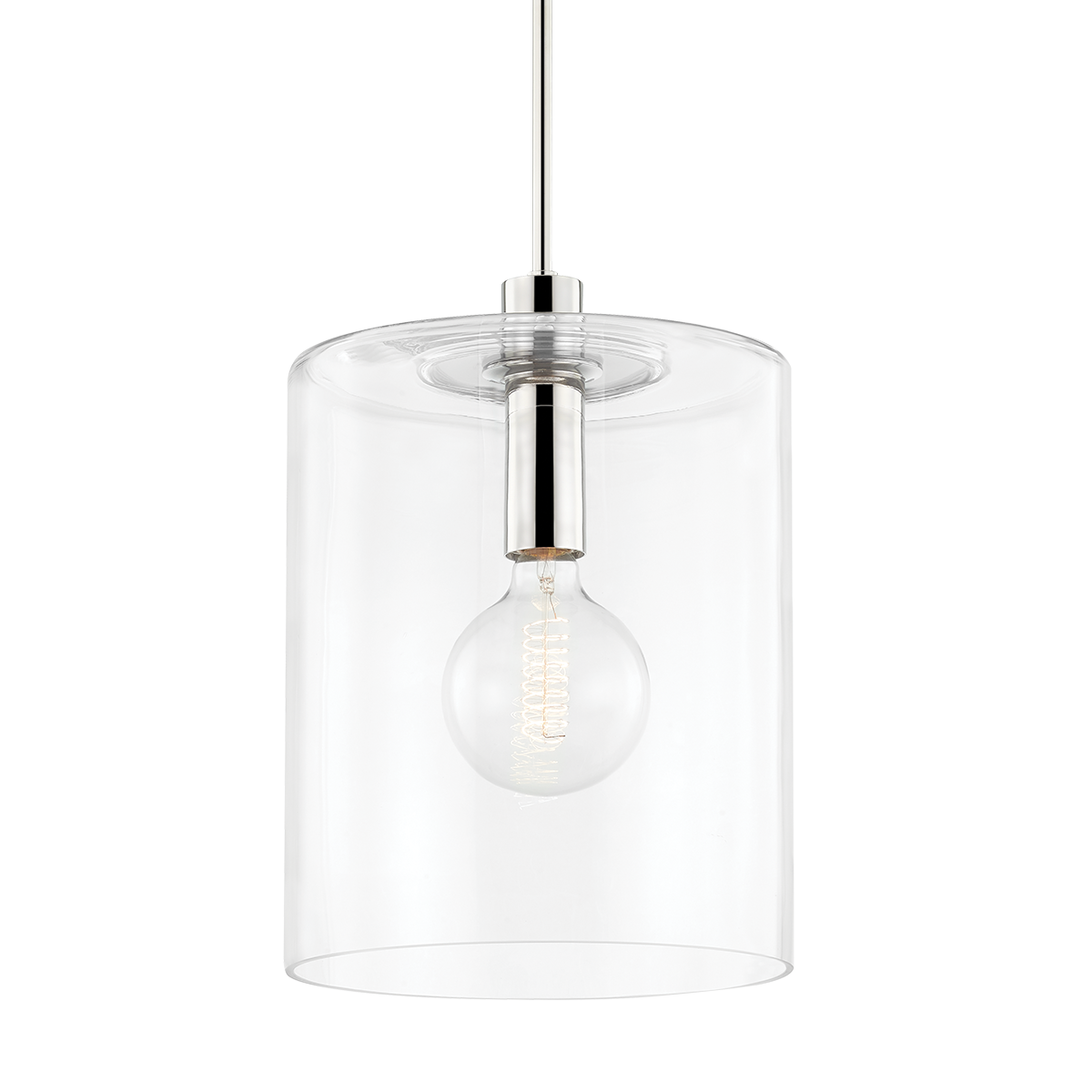 Neko 1 Light Large Pendant-Mitzi-HVL-H108701L-PN-PendantsPolished Nickel-3-France and Son