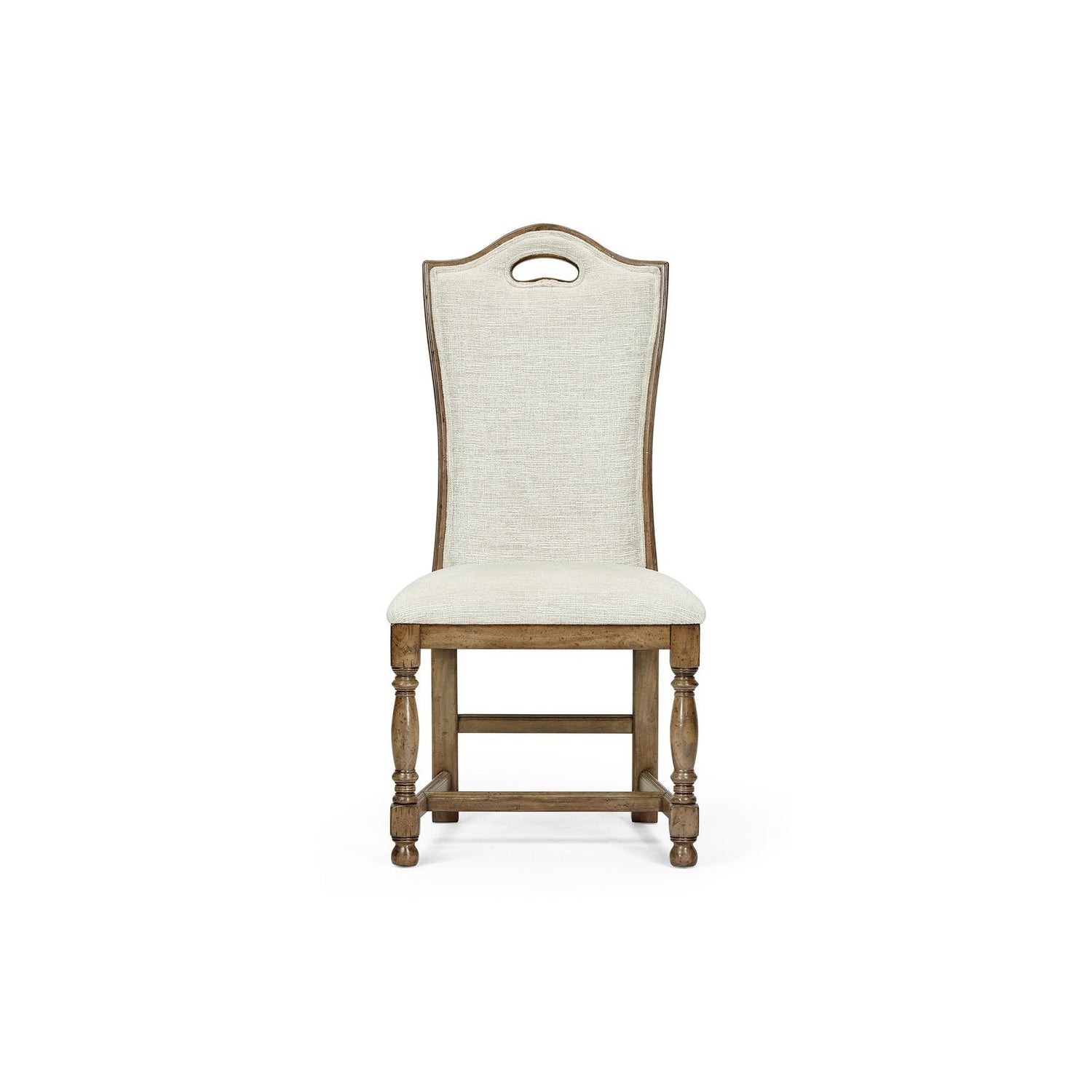 Casual High Back Side Chair-Jonathan Charles-JCHARLES-493381-SC-DTM-F400-Dining ChairsMedium Driftwood & Shambala-6-France and Son