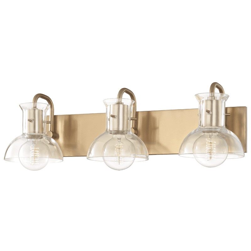 Riley 3 Light Bath Bracket-Mitzi-HVL-H111303-AGB-Bathroom LightingAged Brass-1-France and Son