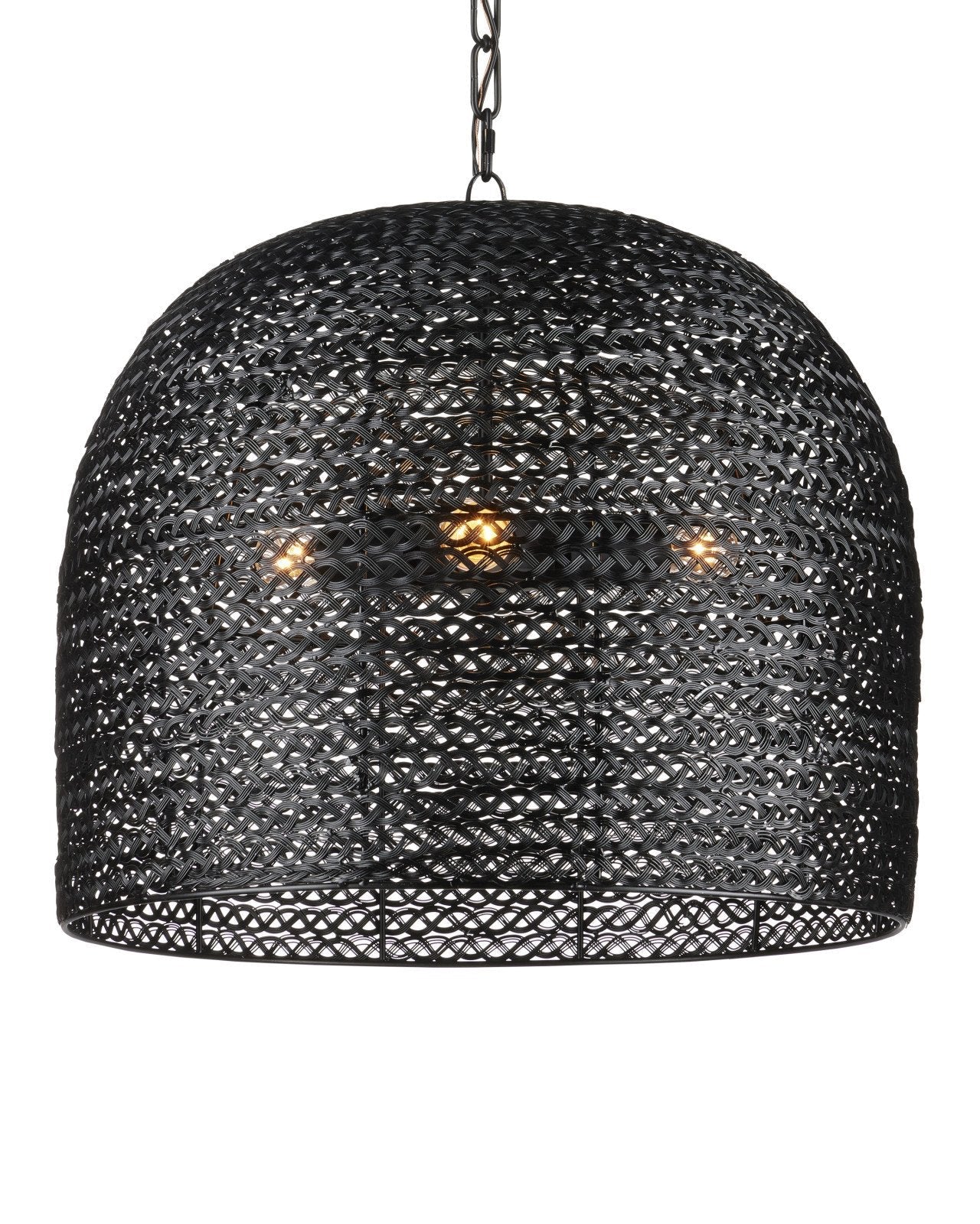 Piero Medium Black Chandelier