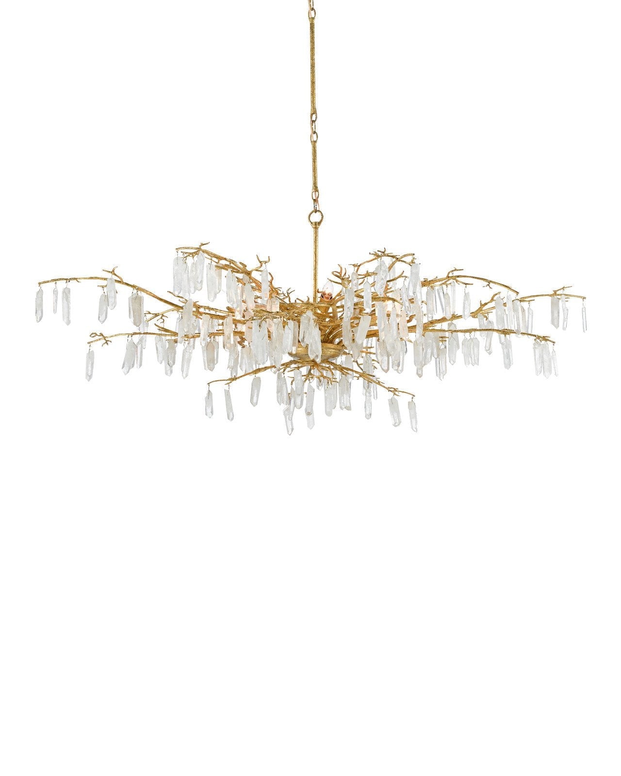 Forest Dawn Gold Chandelier