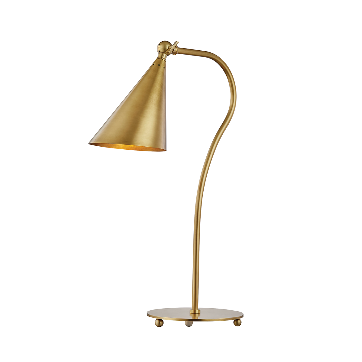 Lupe 1 Light Table Lamp-Mitzi-HVL-HL285201-AGB-Table LampsAged Brass-1-France and Son