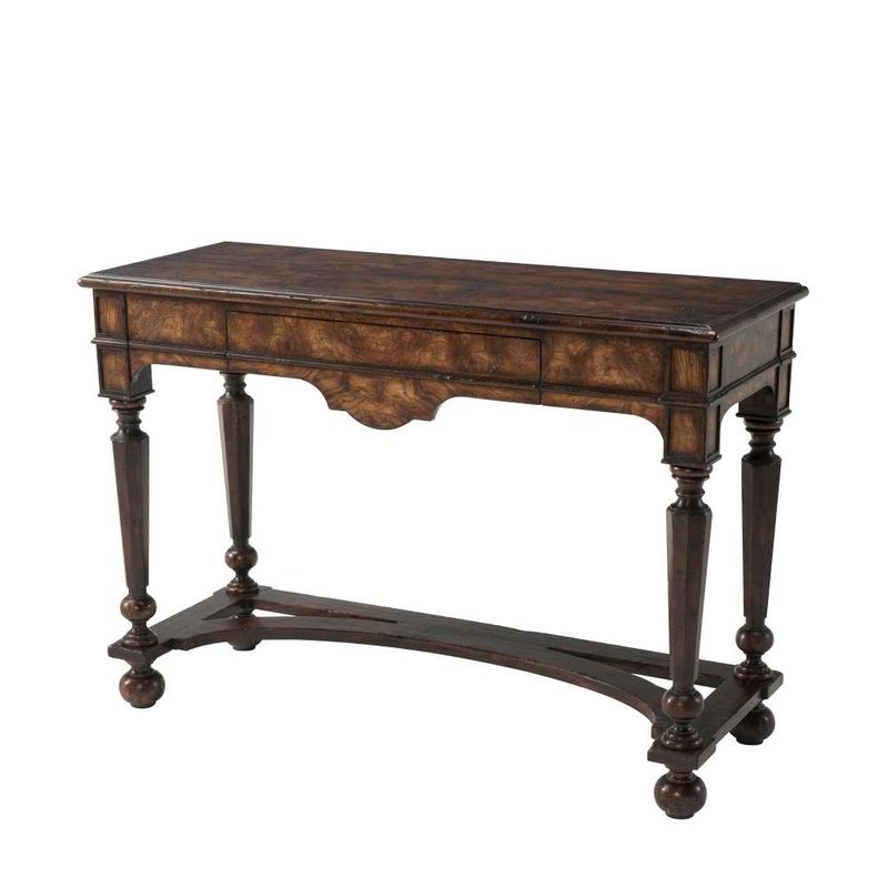 Victory Oak Console Table-Theodore Alexander-THEO-AL53048-Console Tables-1-France and Son