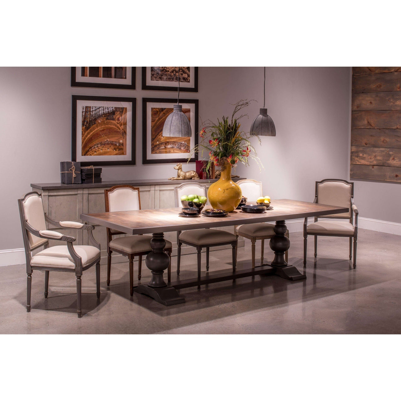 Rectangular Dining Table-SARREID-SARREID-U022-AS-Dining Tables-6-France and Son