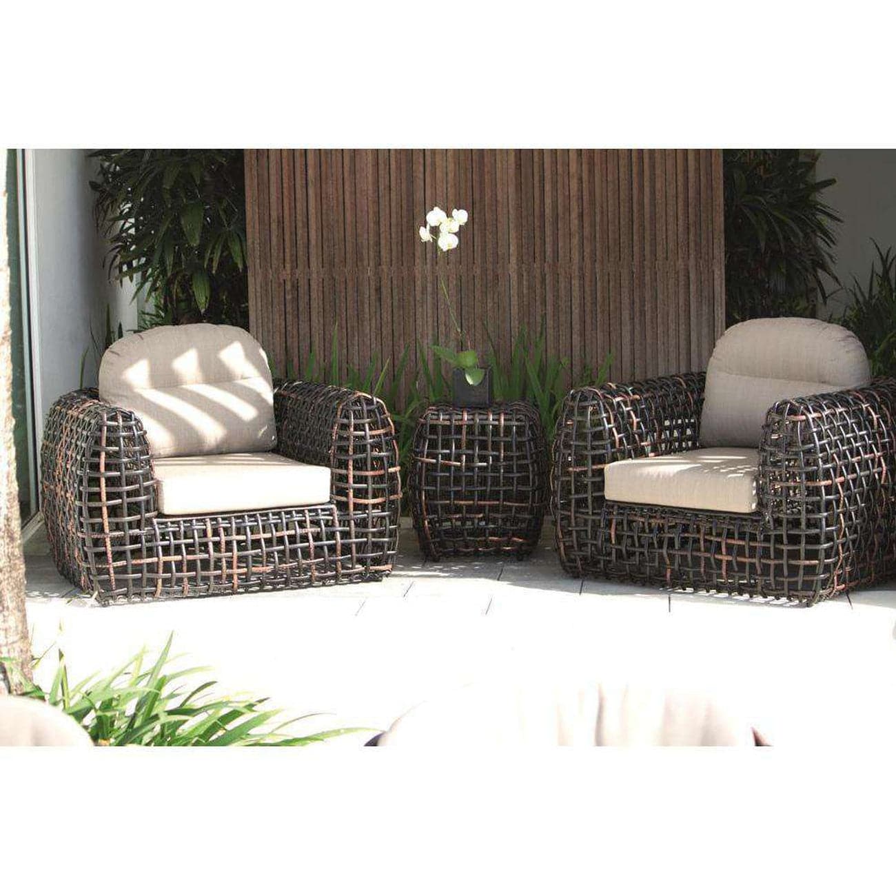 Dynasty Armchair by Skyline Design-Skyline Design-SKYLINE-22381-BM-Set-Outdoor Lounge ChairsBlack Mushroom-4-France and Son