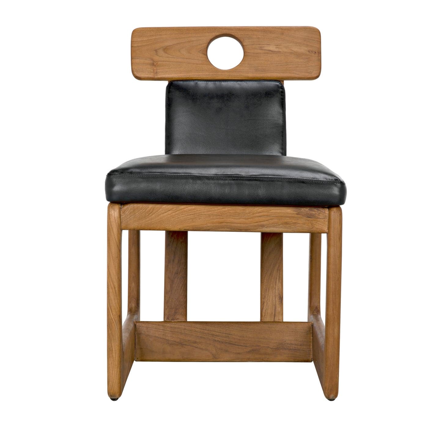 Buraco Dining Chair - Teak-Noir-NOIR-AE-222T-Dining Chairs-2-France and Son