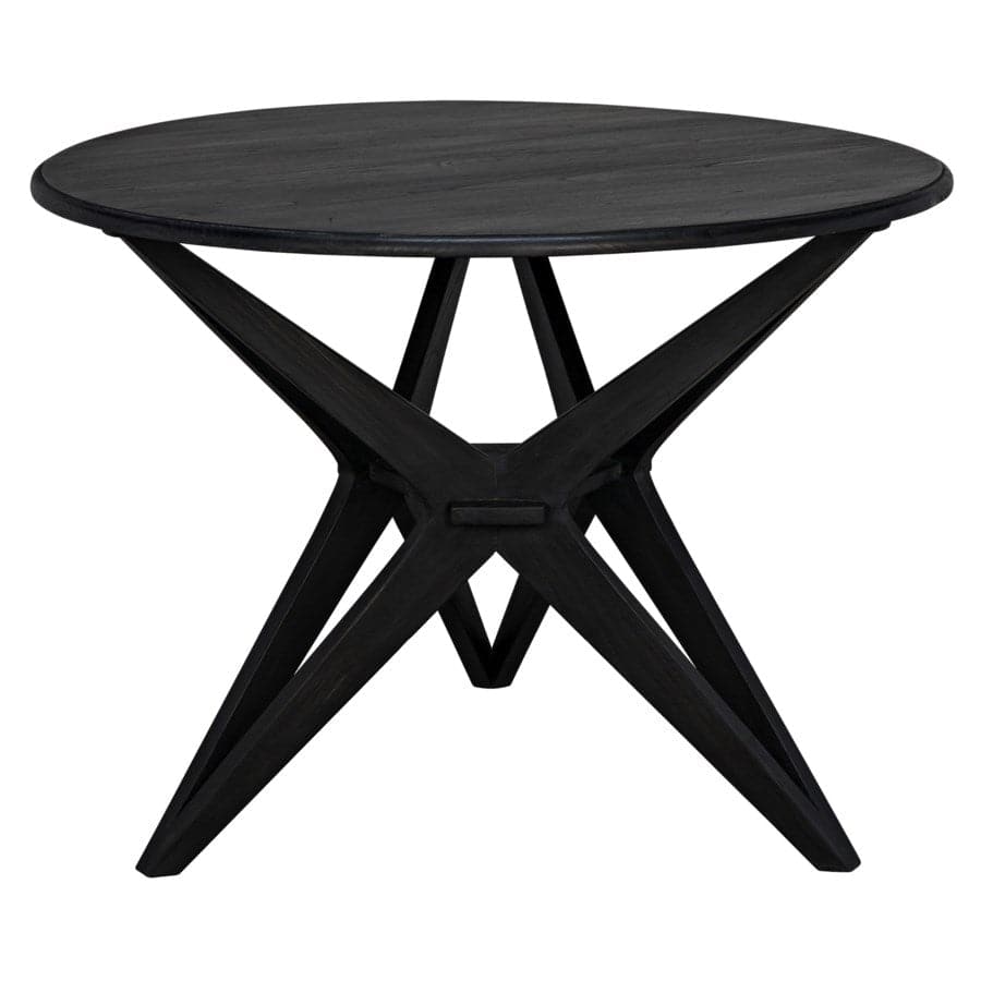 Victor Dining Table-Noir-NOIR-AE-30CHB-Dining Tables-4-France and Son